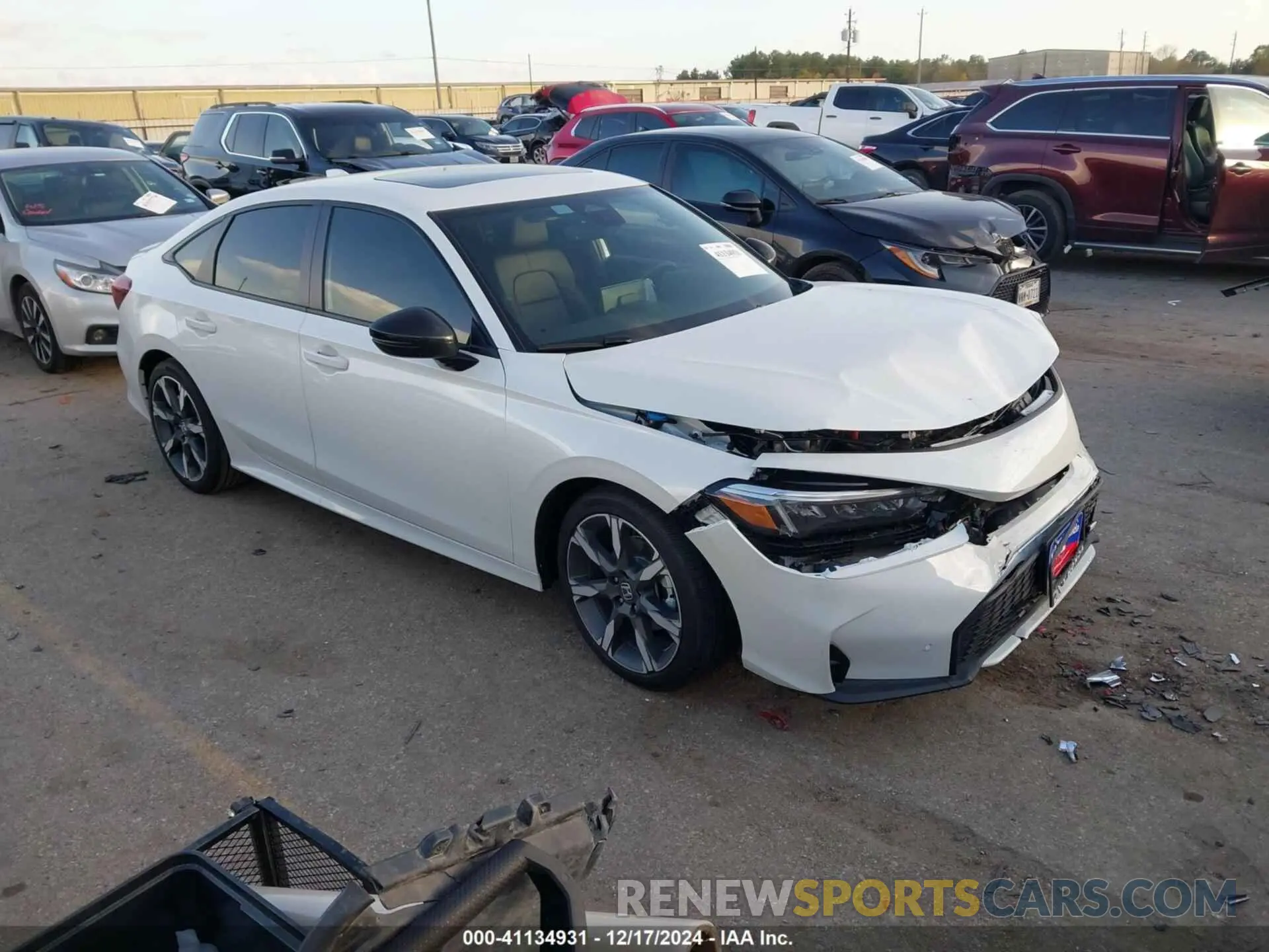 1 Photograph of a damaged car 2HGFE4F82SH312871 HONDA CIVIC  HYBRID 2025