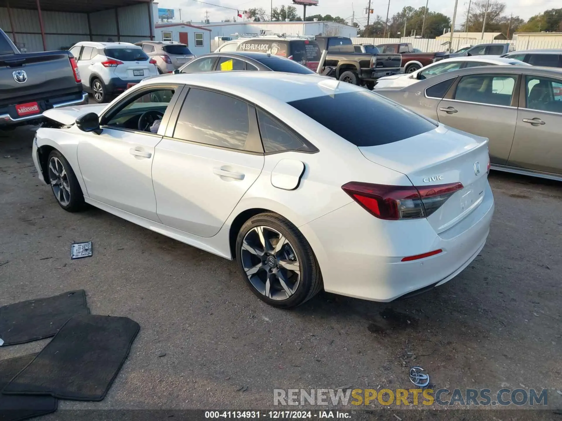 3 Photograph of a damaged car 2HGFE4F82SH312871 HONDA CIVIC  HYBRID 2025