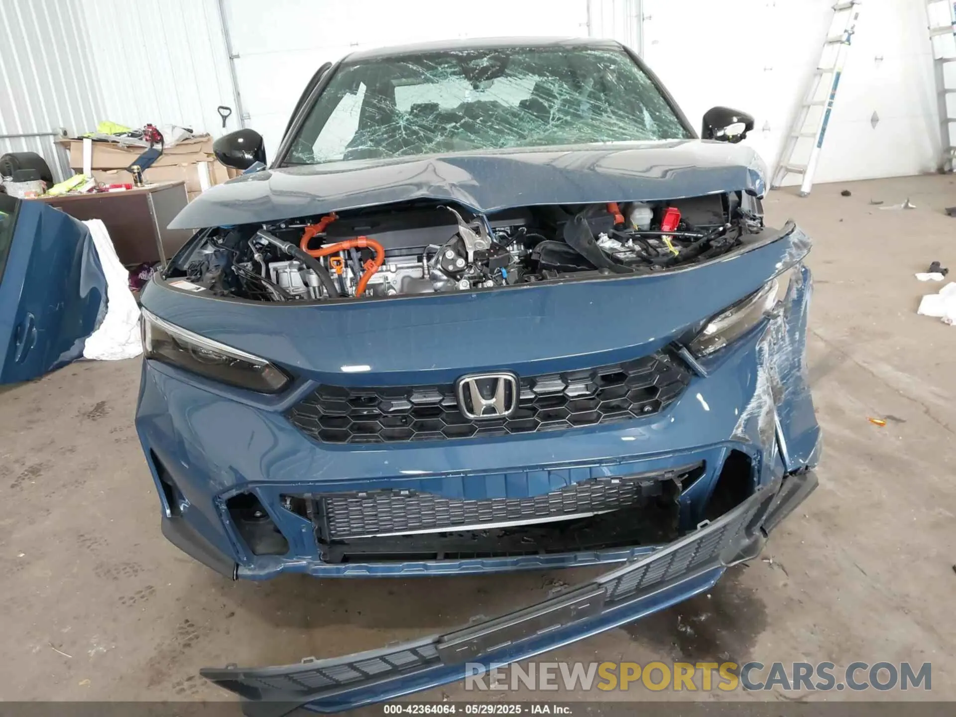 12 Фотография поврежденного автомобиля 2HGFE4F84SH306750 HONDA CIVIC HYBRID 2025