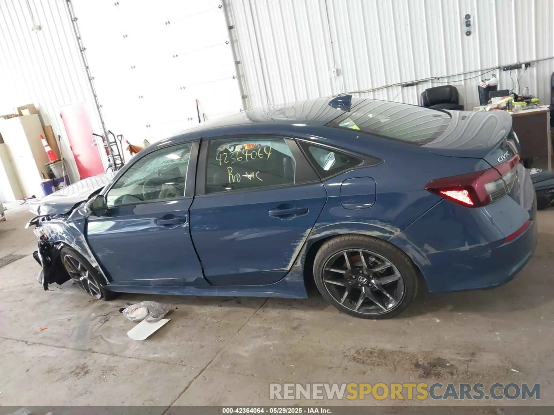 14 Фотография поврежденного автомобиля 2HGFE4F84SH306750 HONDA CIVIC HYBRID 2025