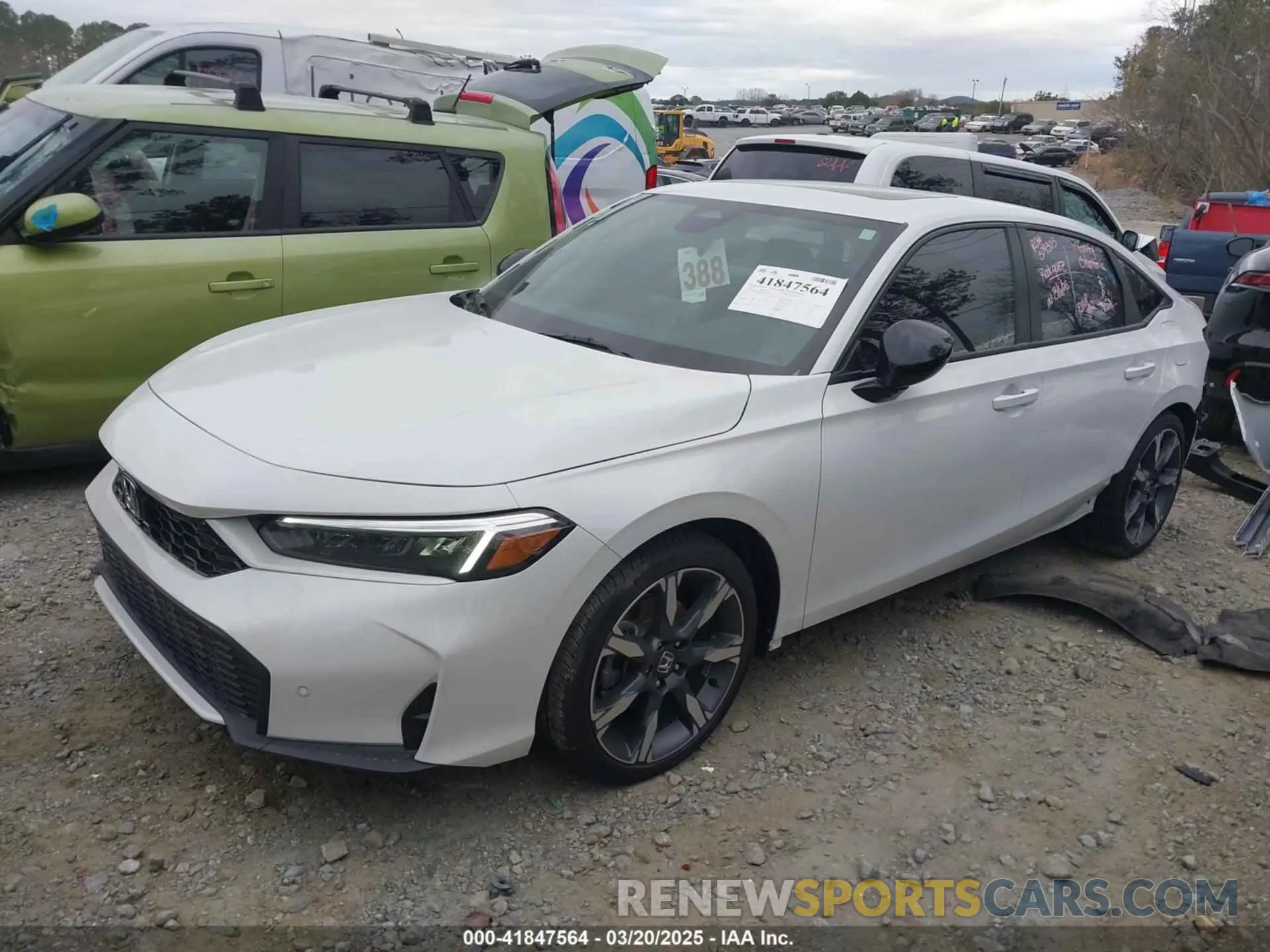 2 Фотография поврежденного автомобиля 2HGFE4F84SH318803 HONDA CIVIC  HYBRID 2025