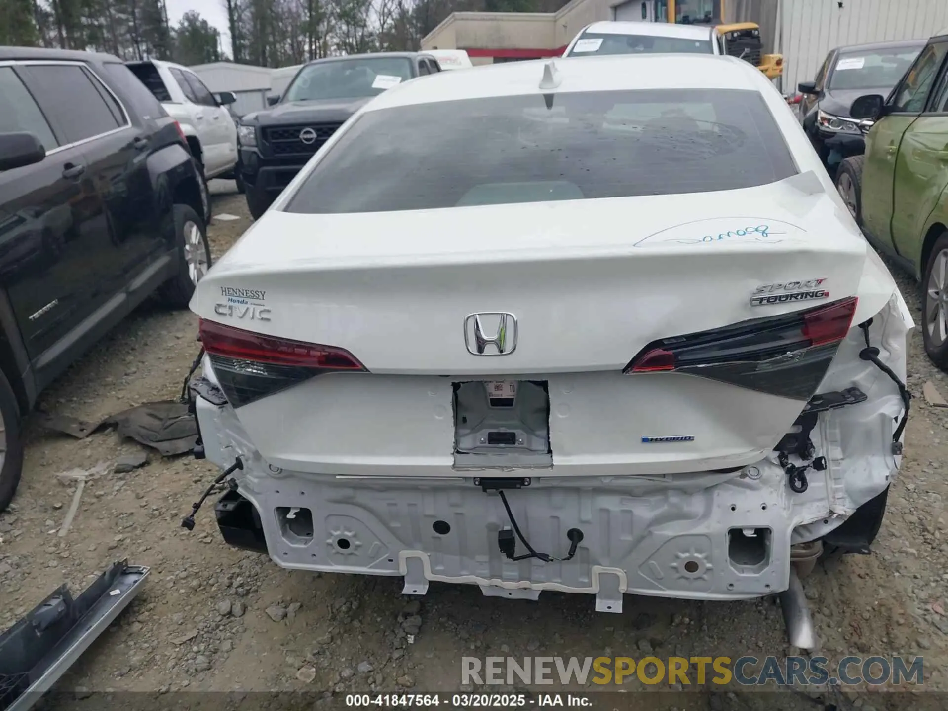 6 Фотография поврежденного автомобиля 2HGFE4F84SH318803 HONDA CIVIC  HYBRID 2025