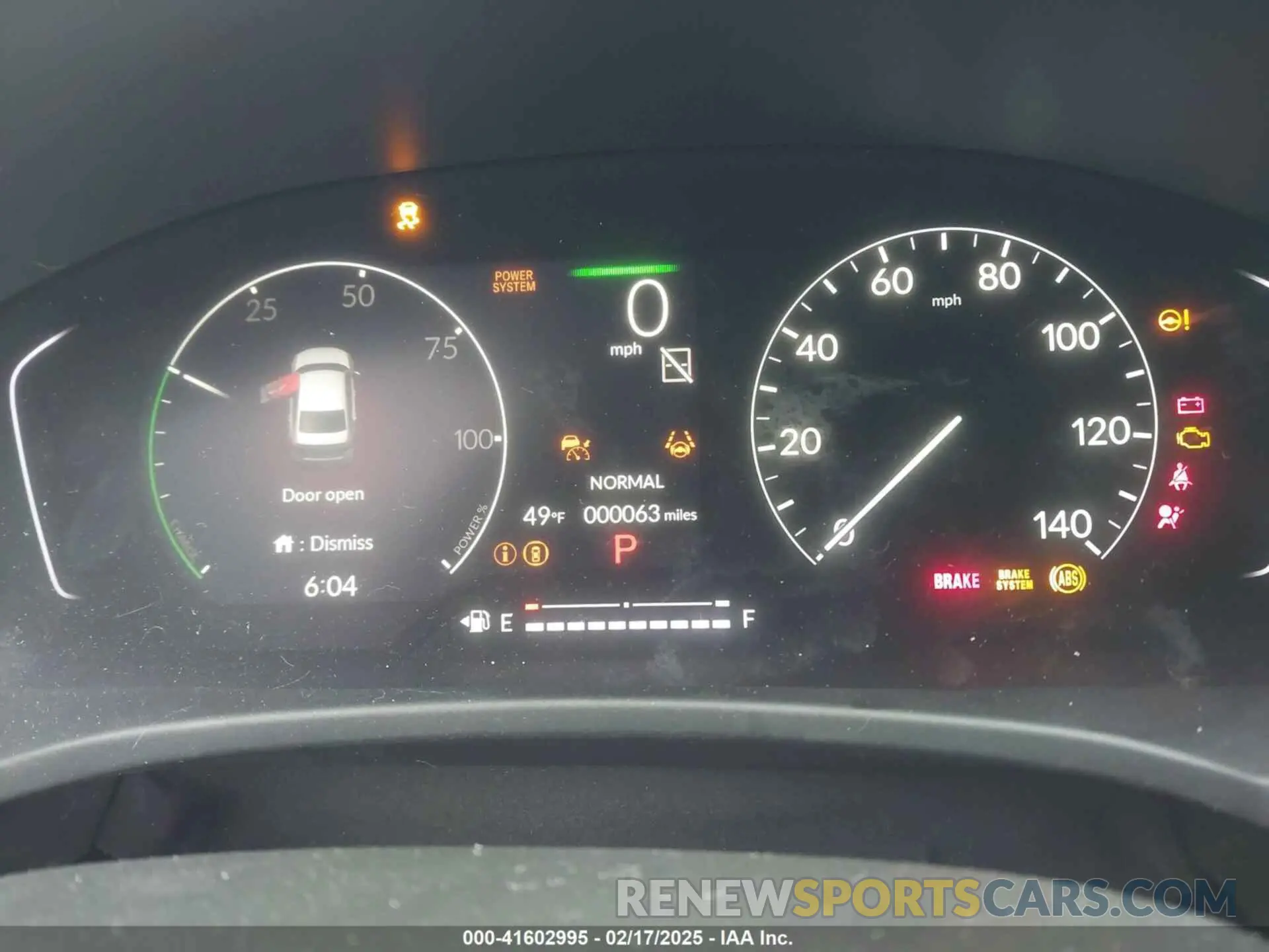 7 Фотография поврежденного автомобиля 2HGFE4F84SH323984 HONDA CIVIC  HYBRID 2025