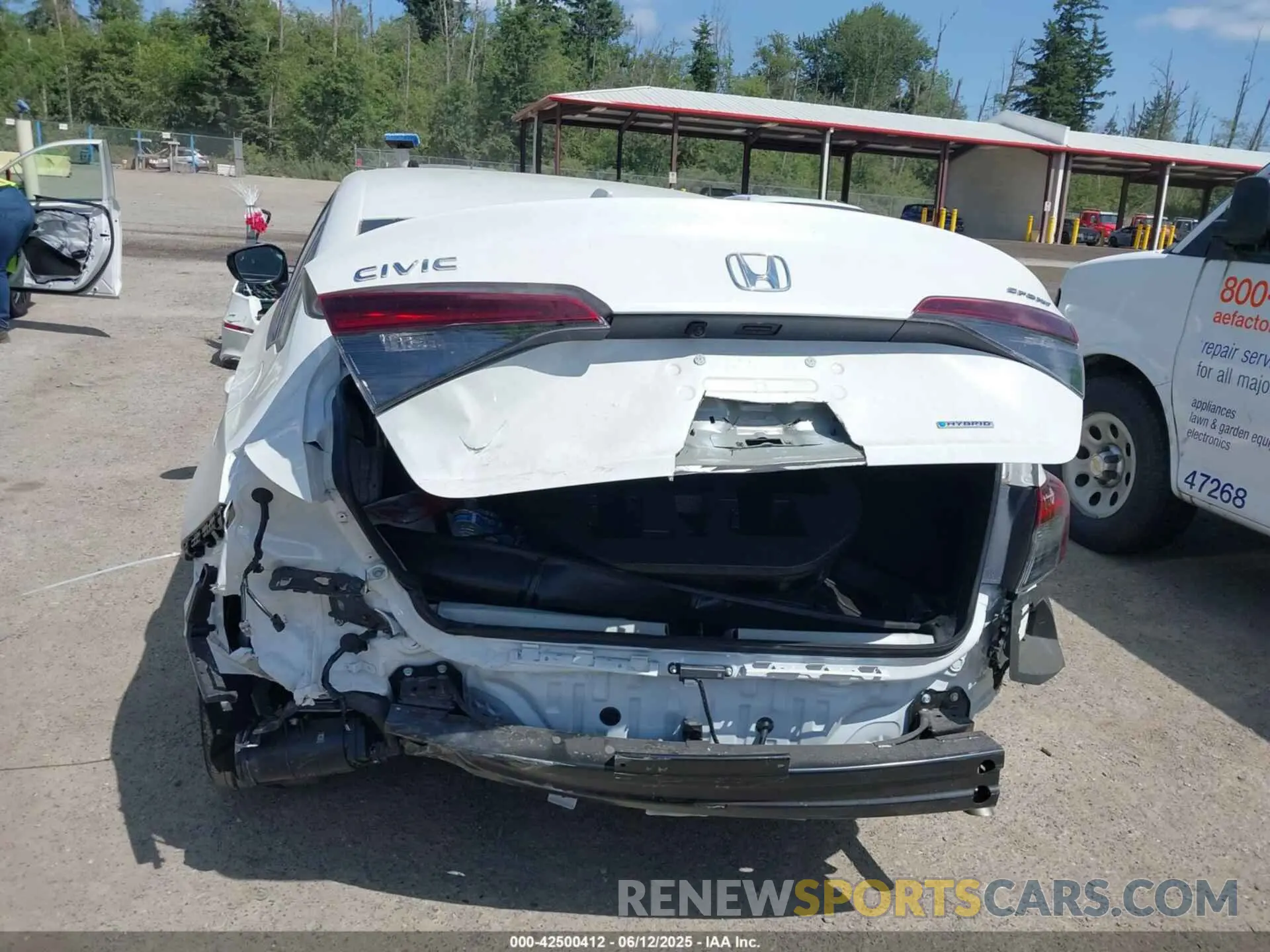 16 Фотография поврежденного автомобиля 2HGFE4F84SH332507 HONDA CIVIC HYBRID 2025