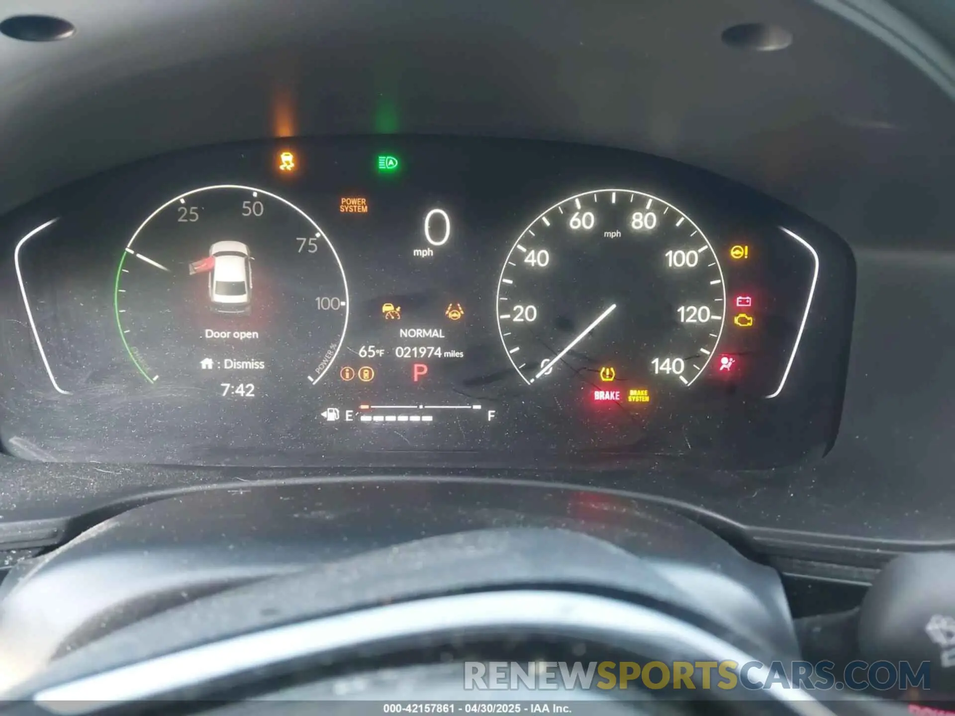 7 Фотография поврежденного автомобиля 2HGFE4F85SH305204 HONDA CIVIC  HYBRID 2025