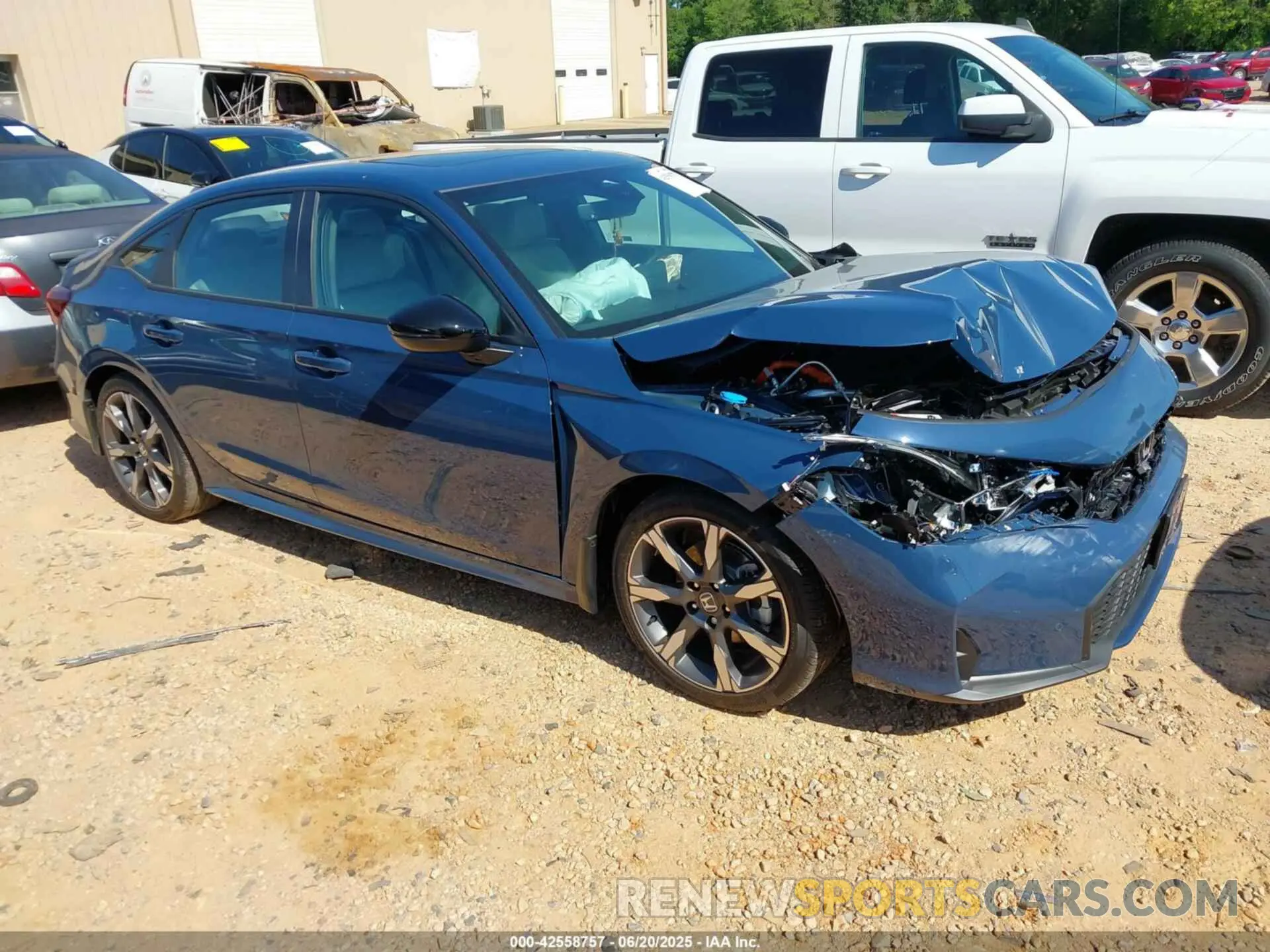 1 Photograph of a damaged car 2HGFE4F86SH348076 HONDA CIVIC HYBRID 2025