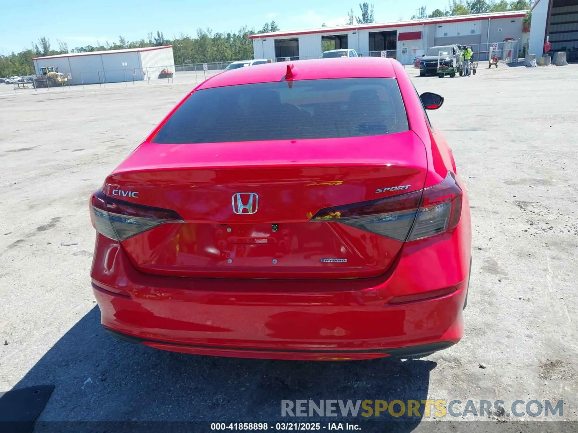 16 Photograph of a damaged car 2HGFE4F87SH305365 HONDA CIVIC  HYBRID 2025