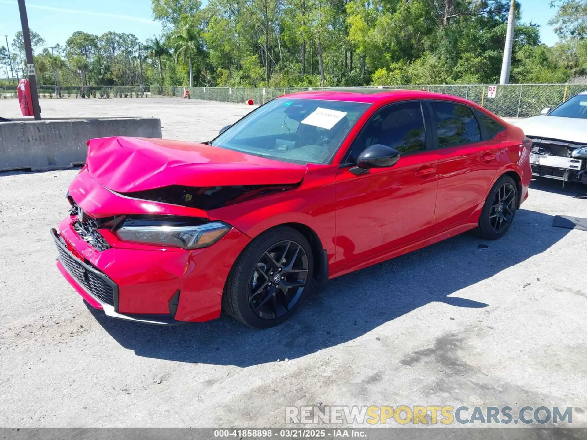 2 Photograph of a damaged car 2HGFE4F87SH305365 HONDA CIVIC  HYBRID 2025