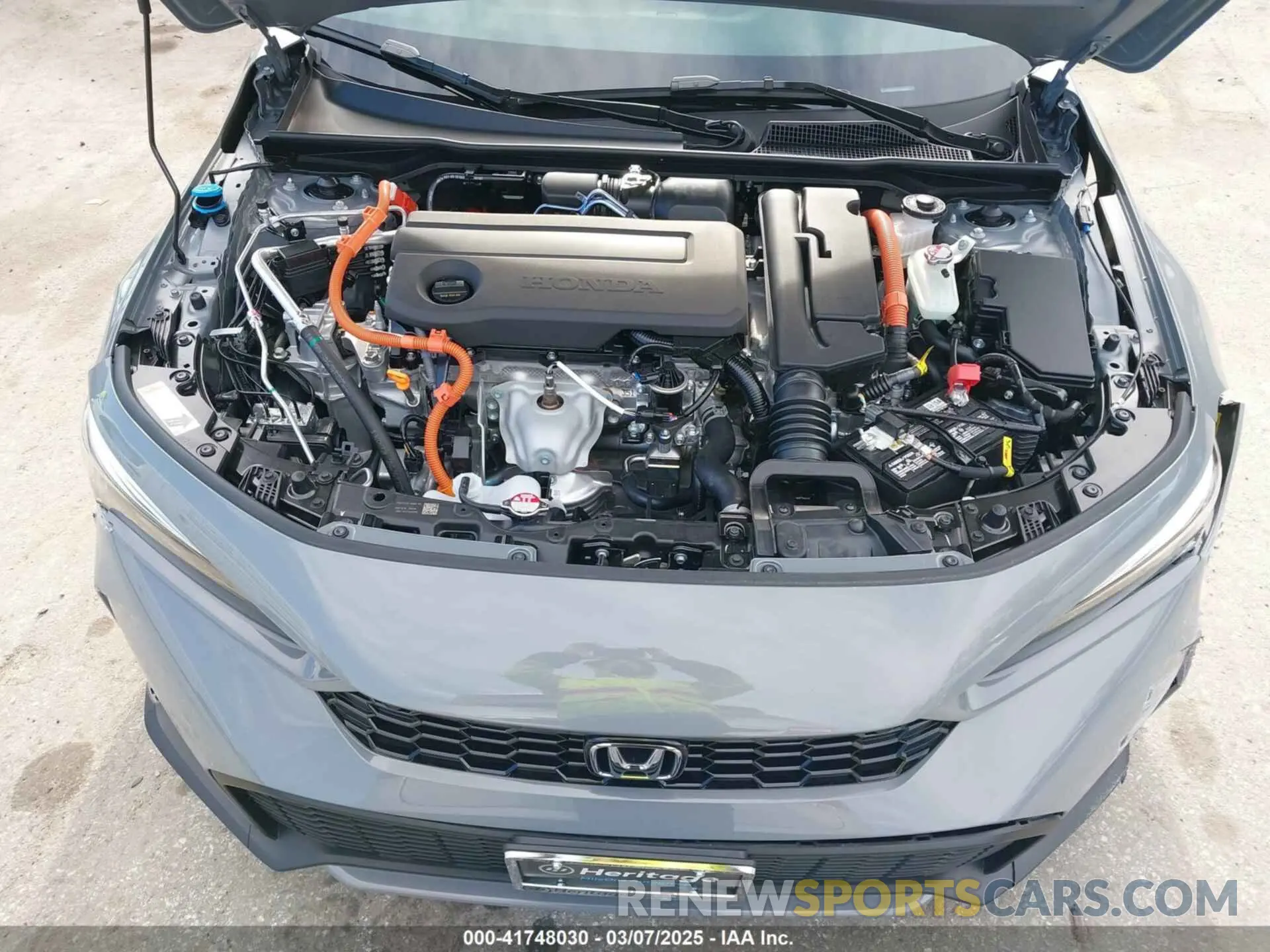 10 Фотография поврежденного автомобиля 2HGFE4F87SH325177 HONDA CIVIC  HYBRID 2025