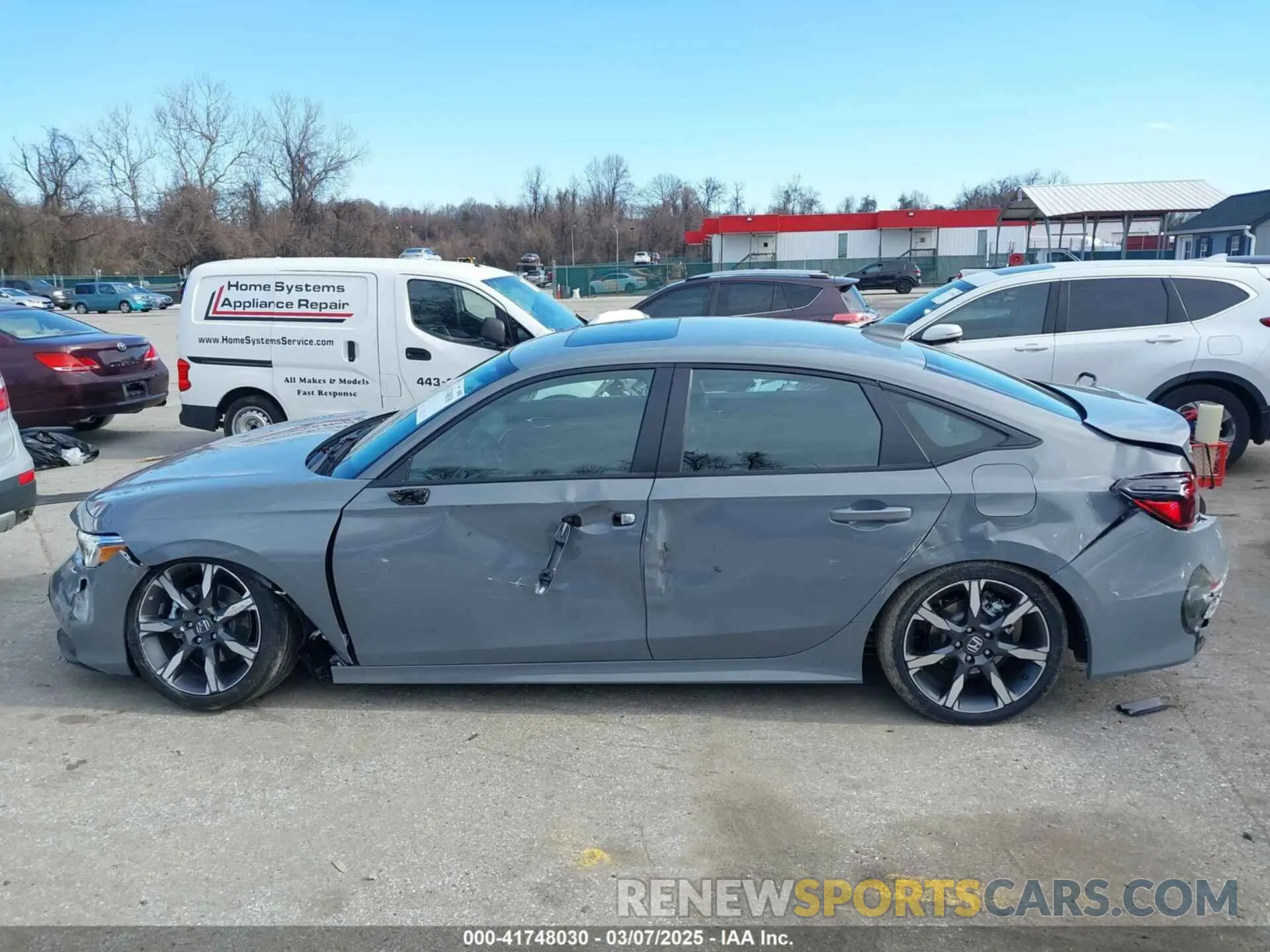 14 Фотография поврежденного автомобиля 2HGFE4F87SH325177 HONDA CIVIC  HYBRID 2025