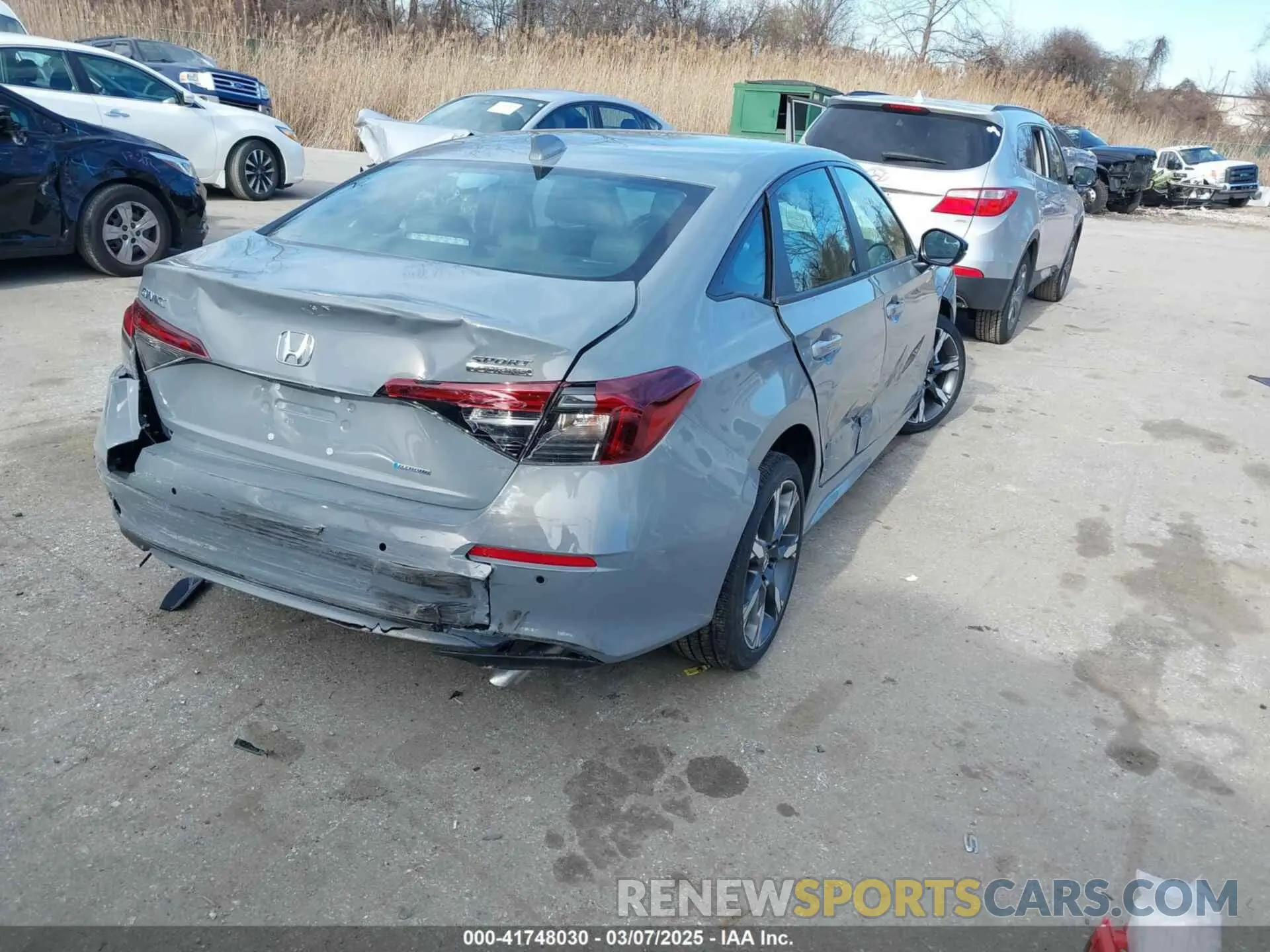 4 Фотография поврежденного автомобиля 2HGFE4F87SH325177 HONDA CIVIC  HYBRID 2025