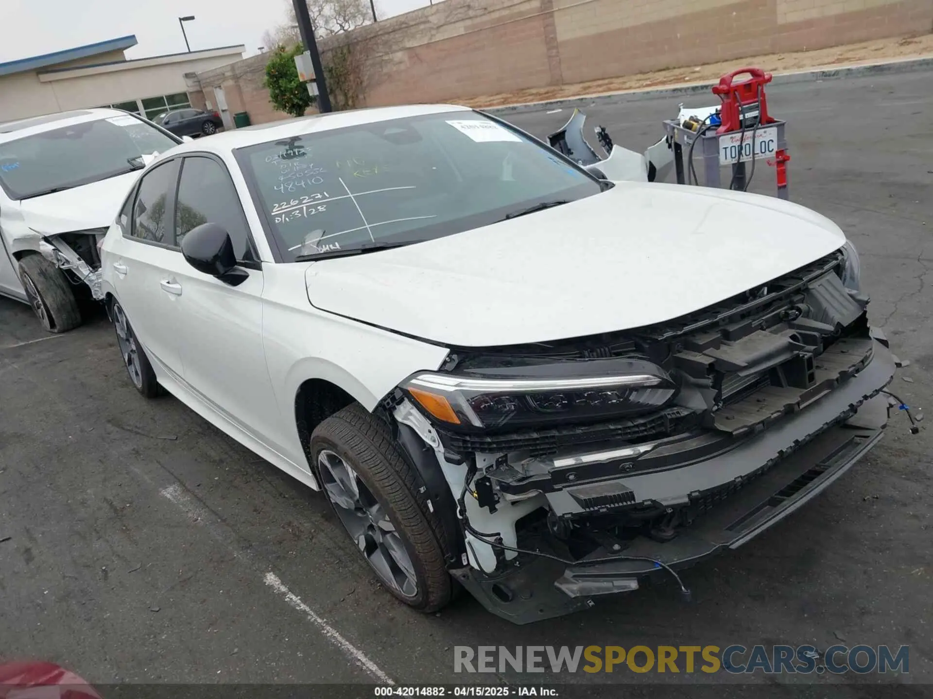 1 Photograph of a damaged car 2HGFE4F88SH314155 HONDA CIVIC  HYBRID 2025