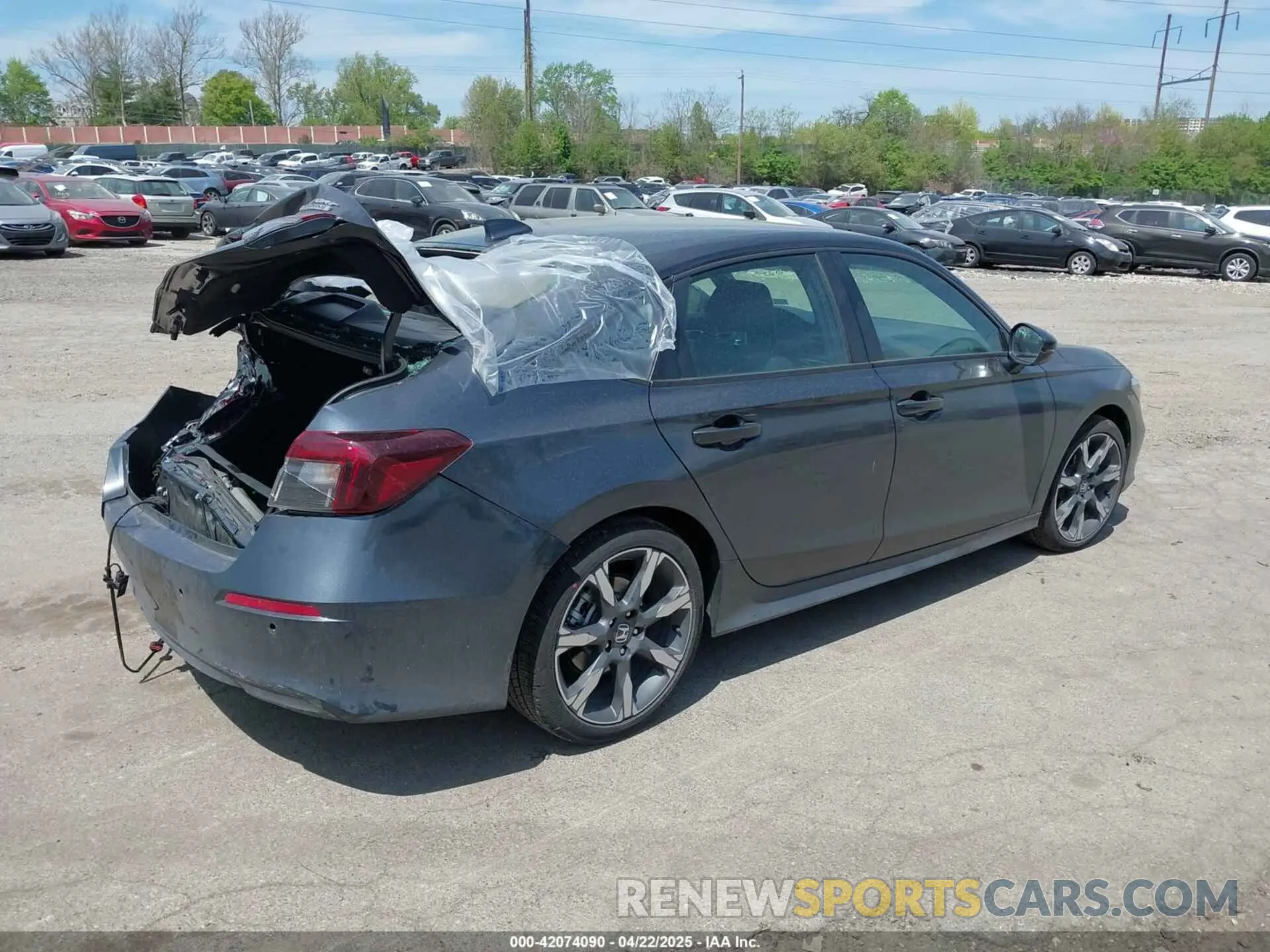 4 Фотография поврежденного автомобиля 2HGFE4F88SH321817 HONDA CIVIC  HYBRID 2025
