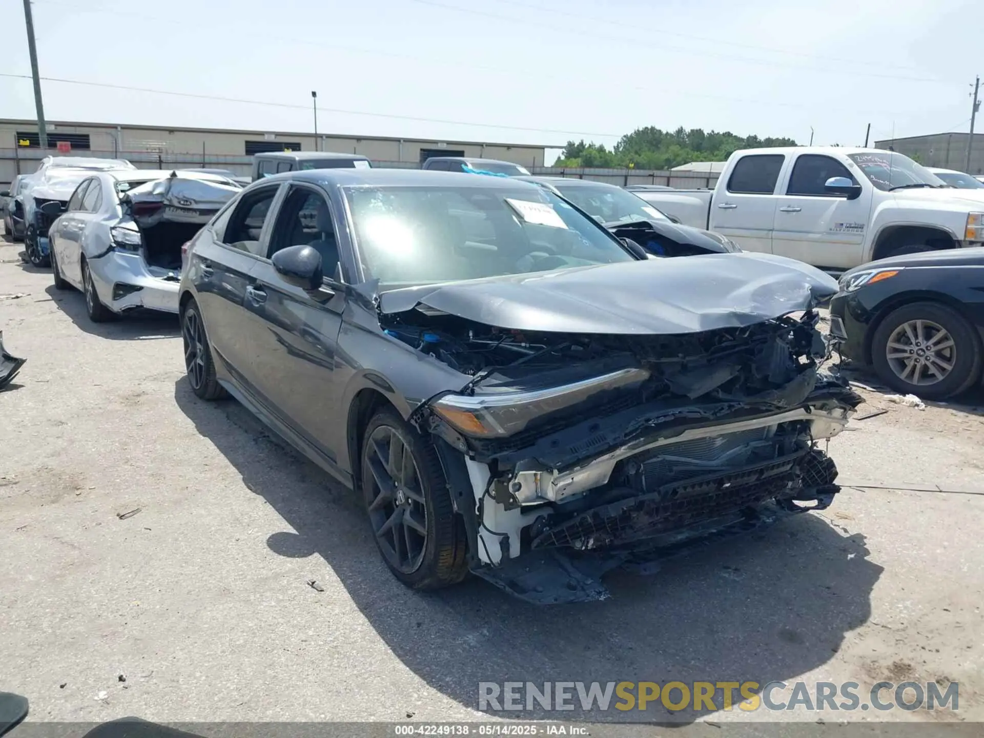 1 Photograph of a damaged car 2HGFE4F89SH308364 HONDA CIVIC  HYBRID 2025