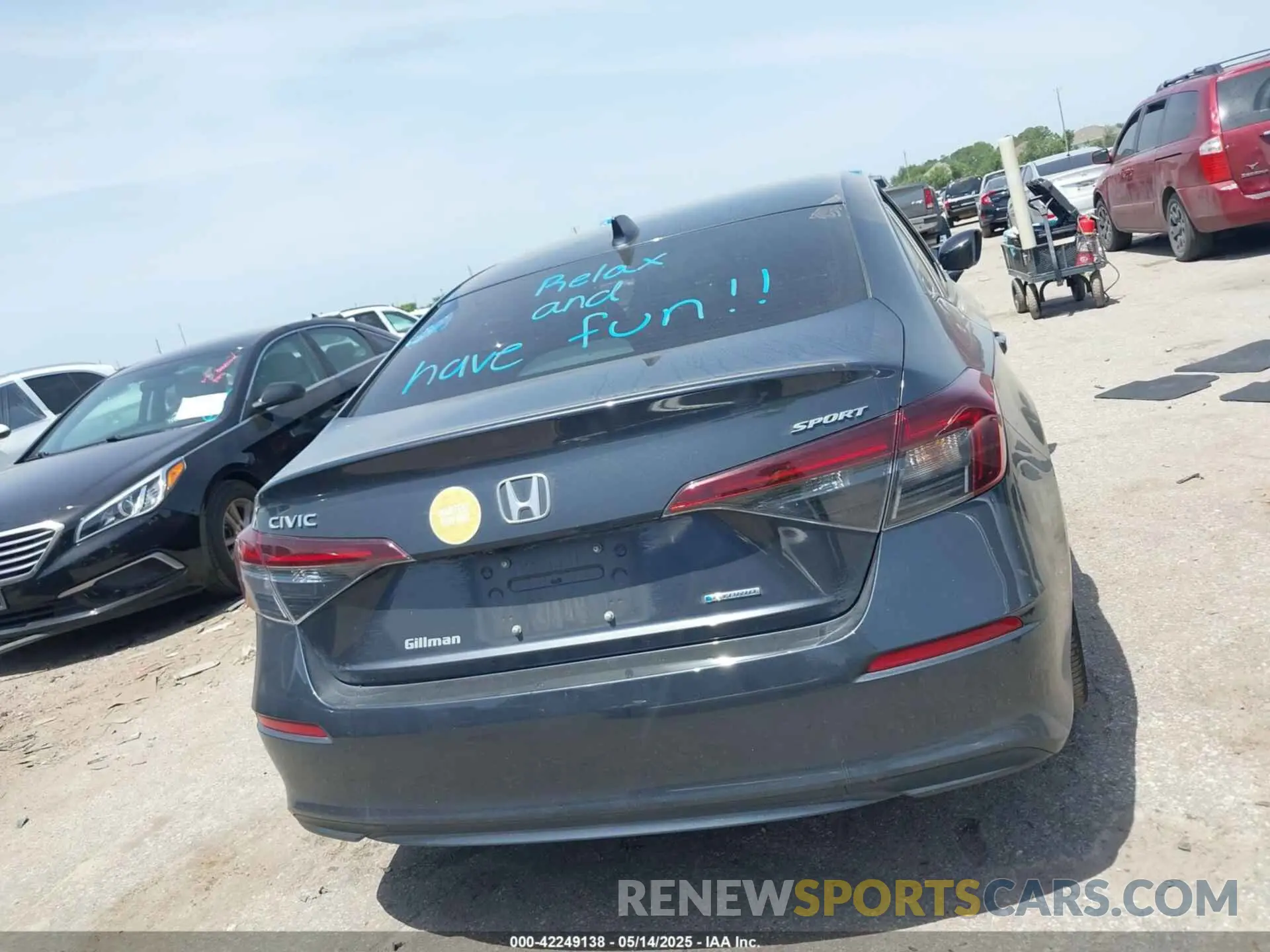 16 Photograph of a damaged car 2HGFE4F89SH308364 HONDA CIVIC  HYBRID 2025
