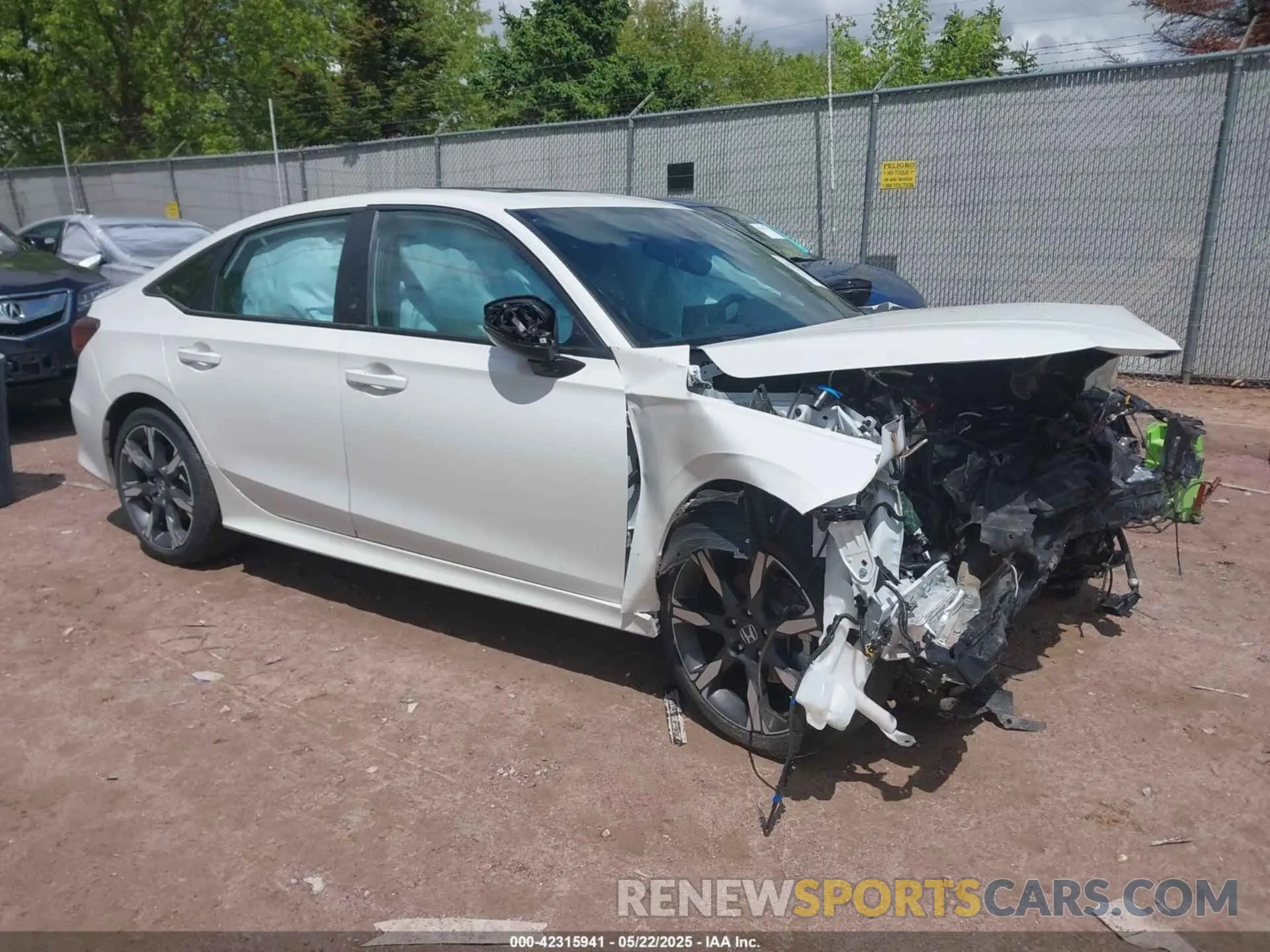 1 Photograph of a damaged car 2HGFE4F89SH330719 HONDA CIVIC HYBRID 2025