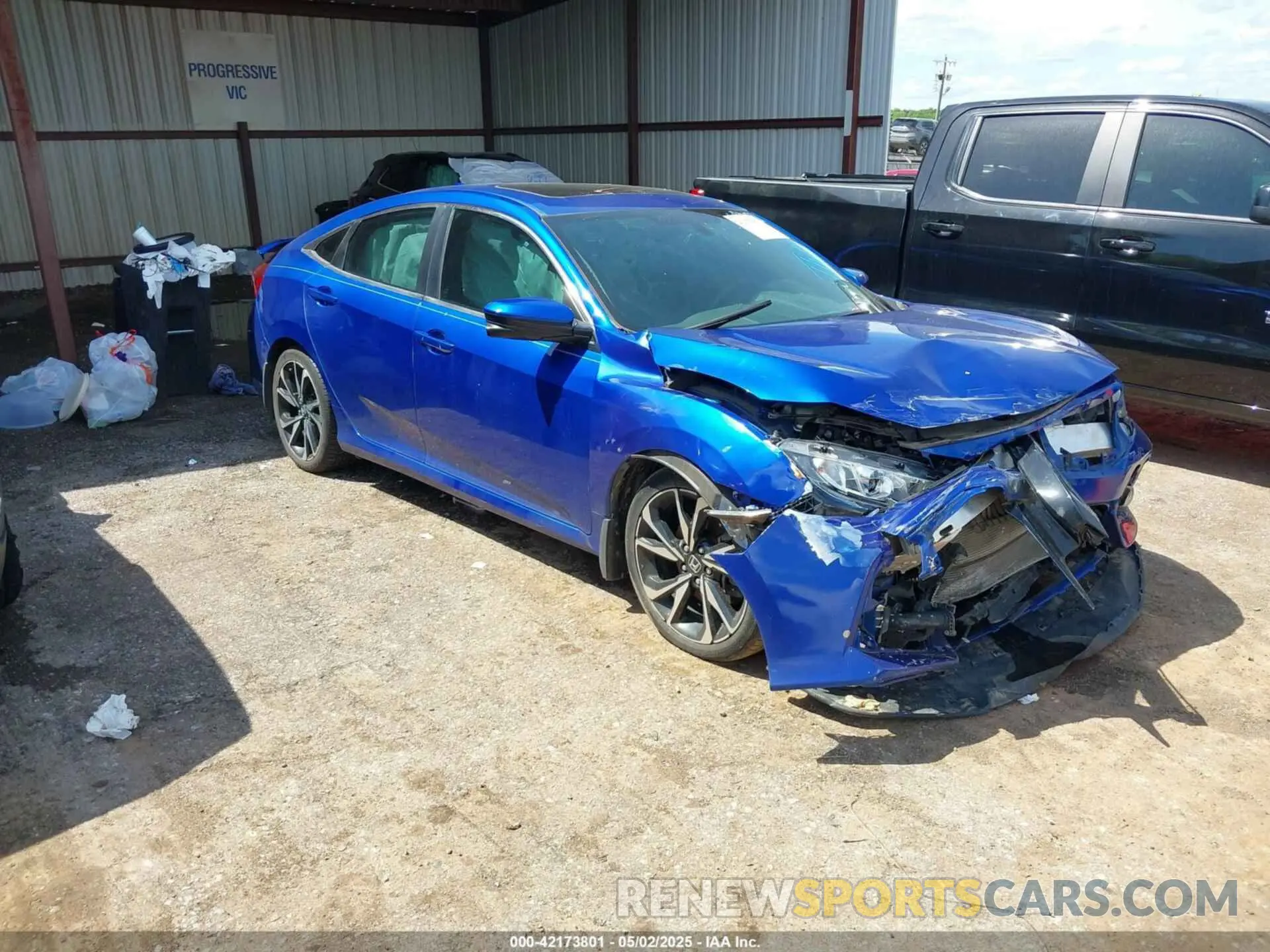 1 Photograph of a damaged car 2HGFC1E52KH708052 HONDA CIVIC SI 2019