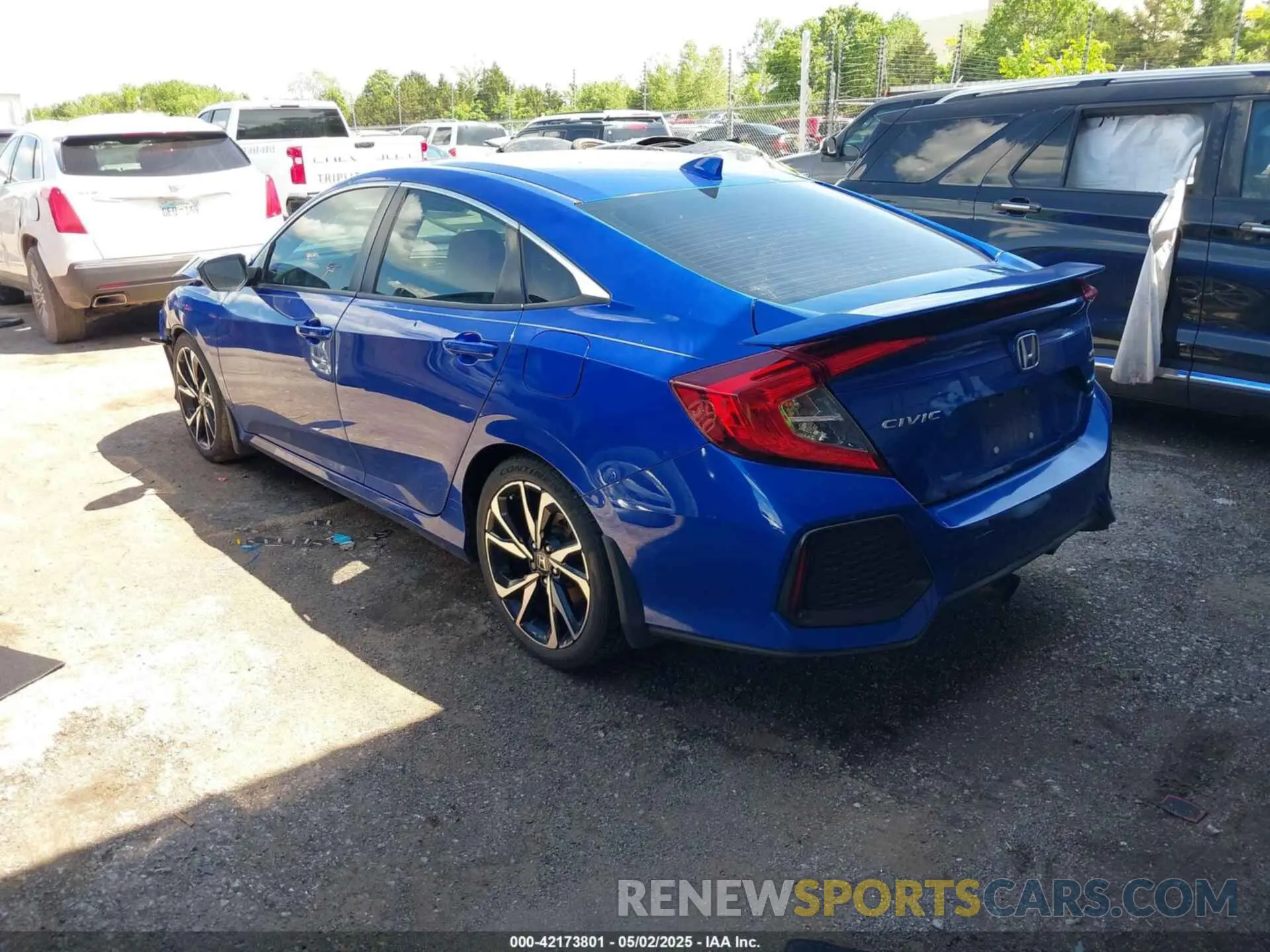 3 Photograph of a damaged car 2HGFC1E52KH708052 HONDA CIVIC SI 2019