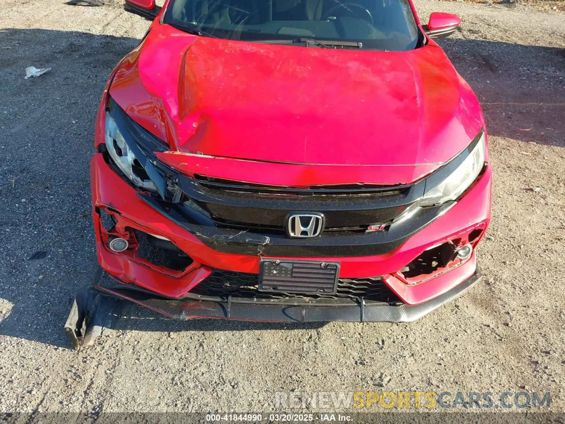 6 Photograph of a damaged car 2HGFC1E53KH704561 HONDA CIVIC SI 2019