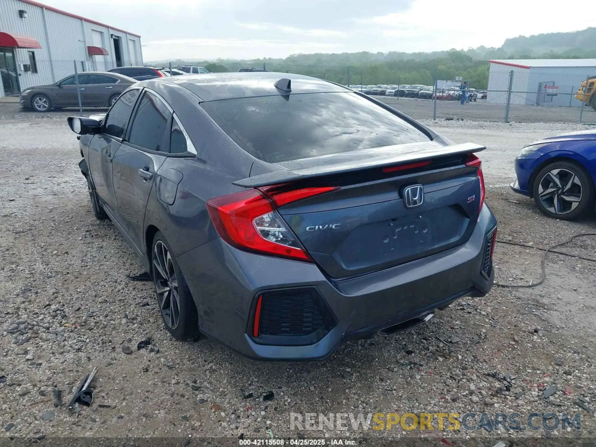 3 Photograph of a damaged car 2HGFC1E55KH701354 HONDA CIVIC SI 2019