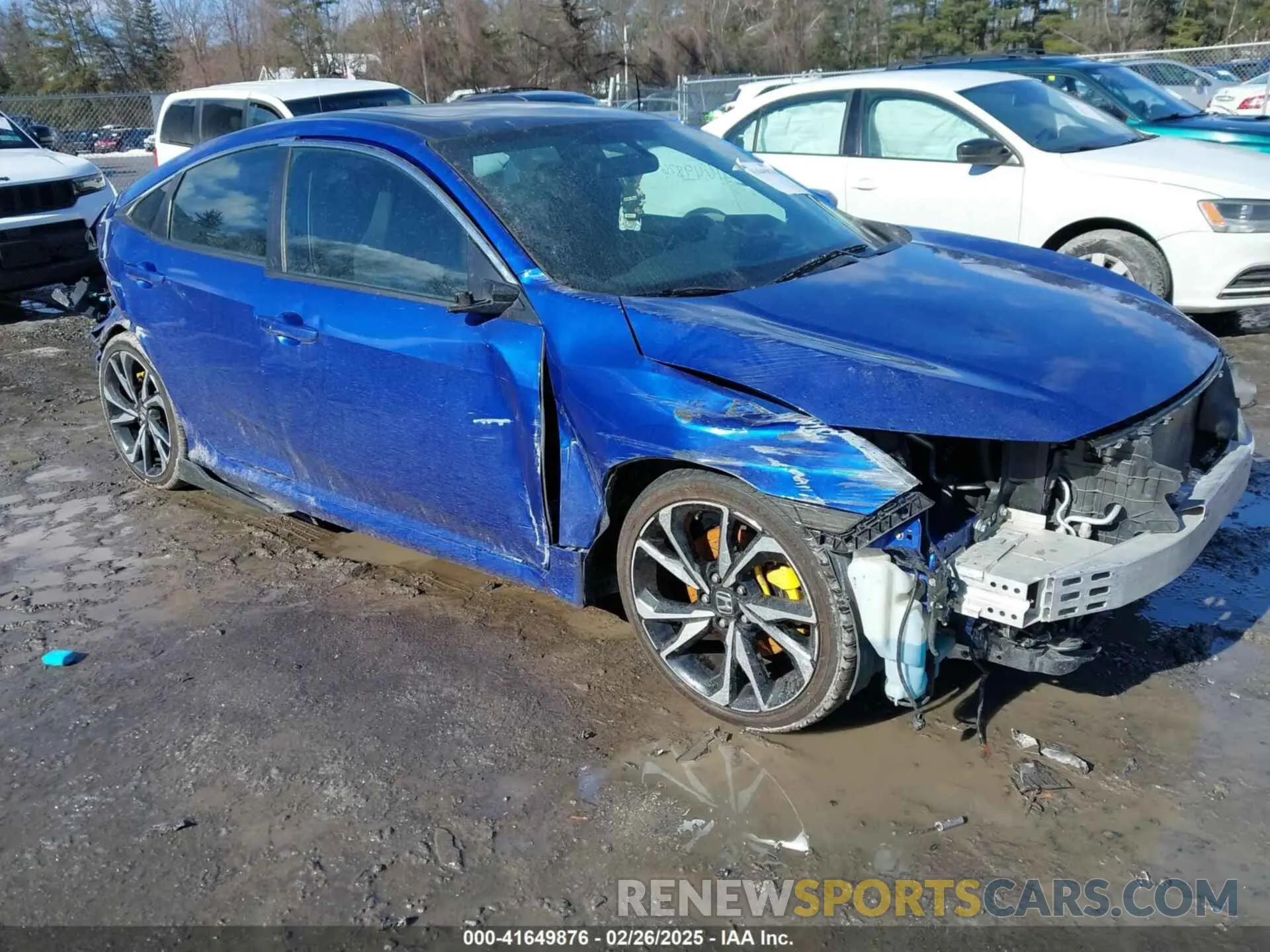 1 Photograph of a damaged car 2HGFC1E55KH702620 HONDA CIVIC SI 2019