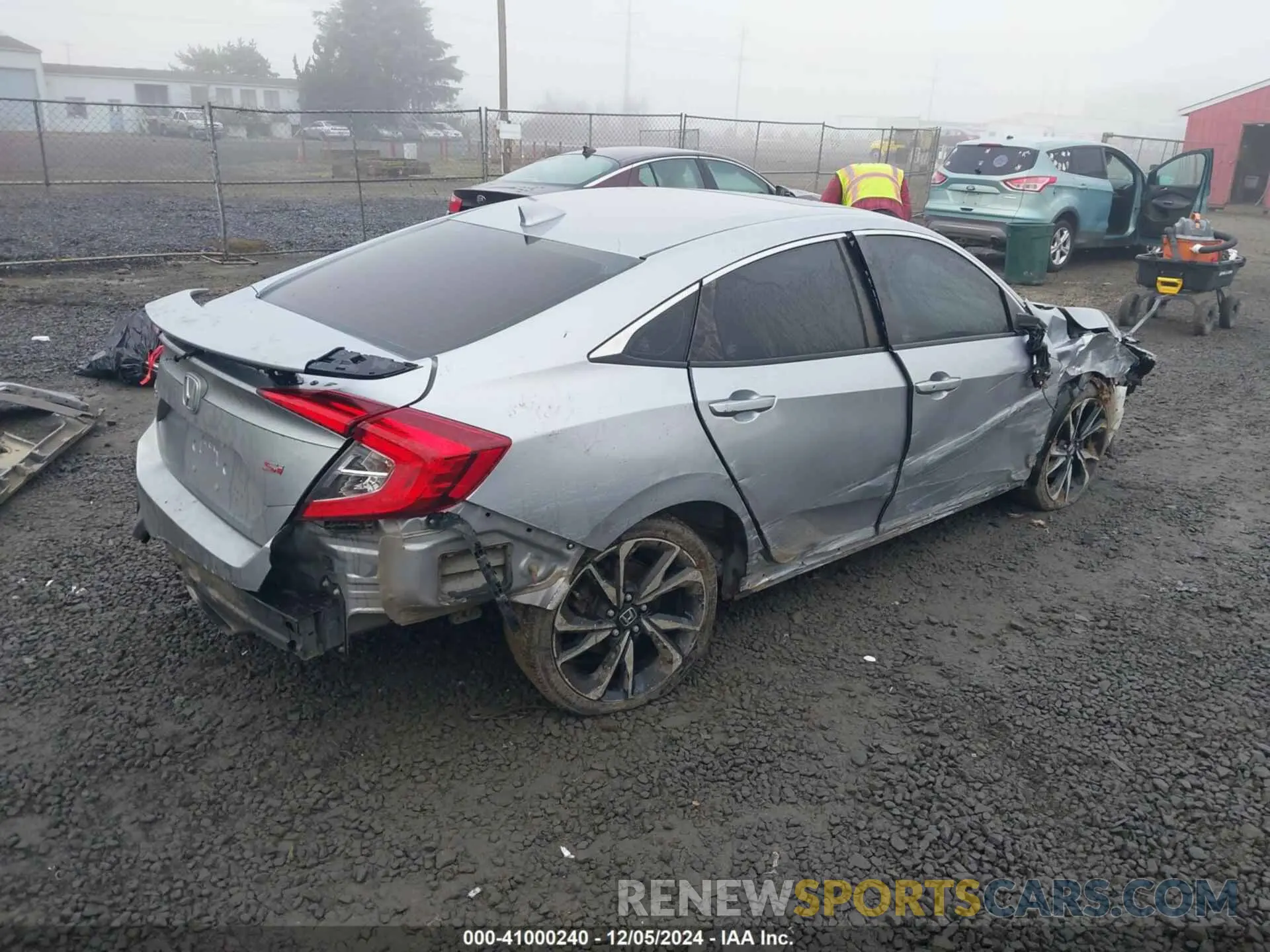 4 Фотография поврежденного автомобиля 2HGFC1E58KH701445 HONDA CIVIC SI 2019