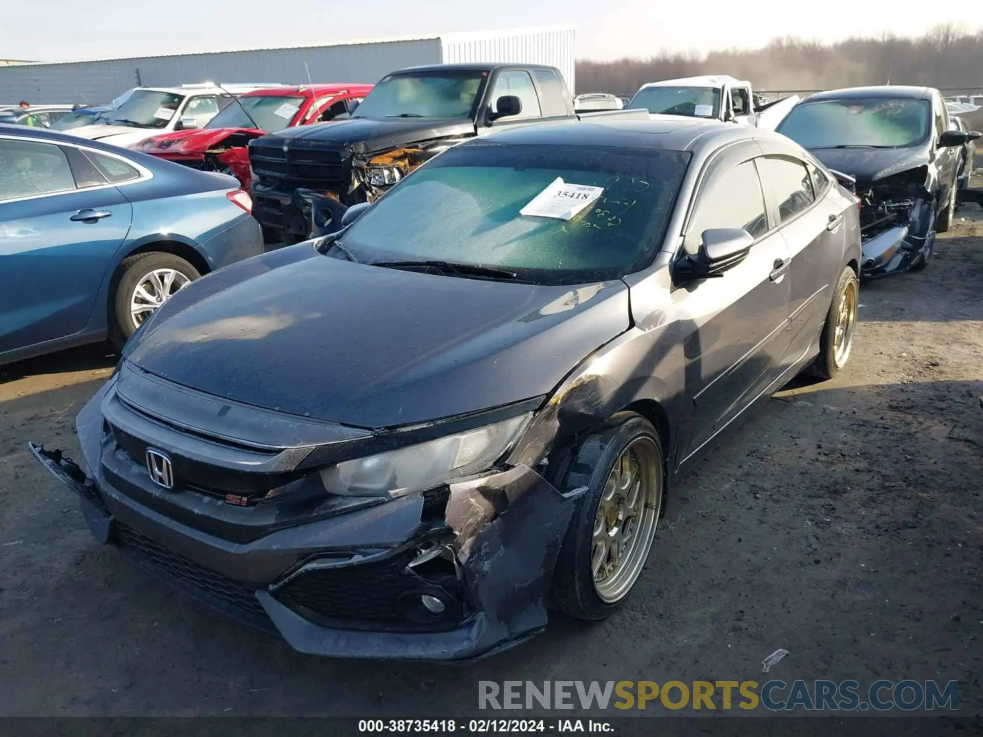 14 Photograph of a damaged car 2HGFC1E59KH703592 HONDA CIVIC SI 2019