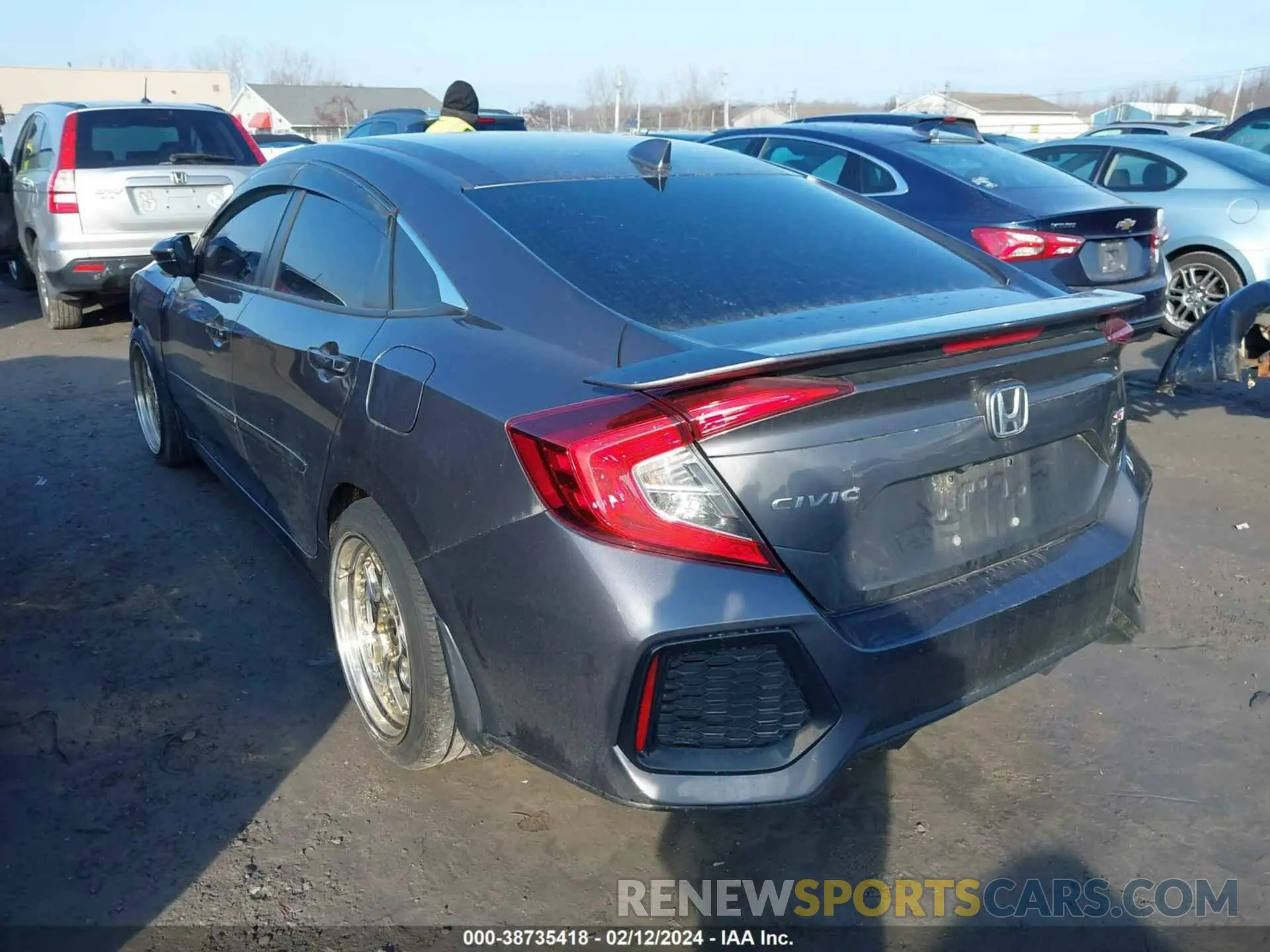 3 Photograph of a damaged car 2HGFC1E59KH703592 HONDA CIVIC SI 2019