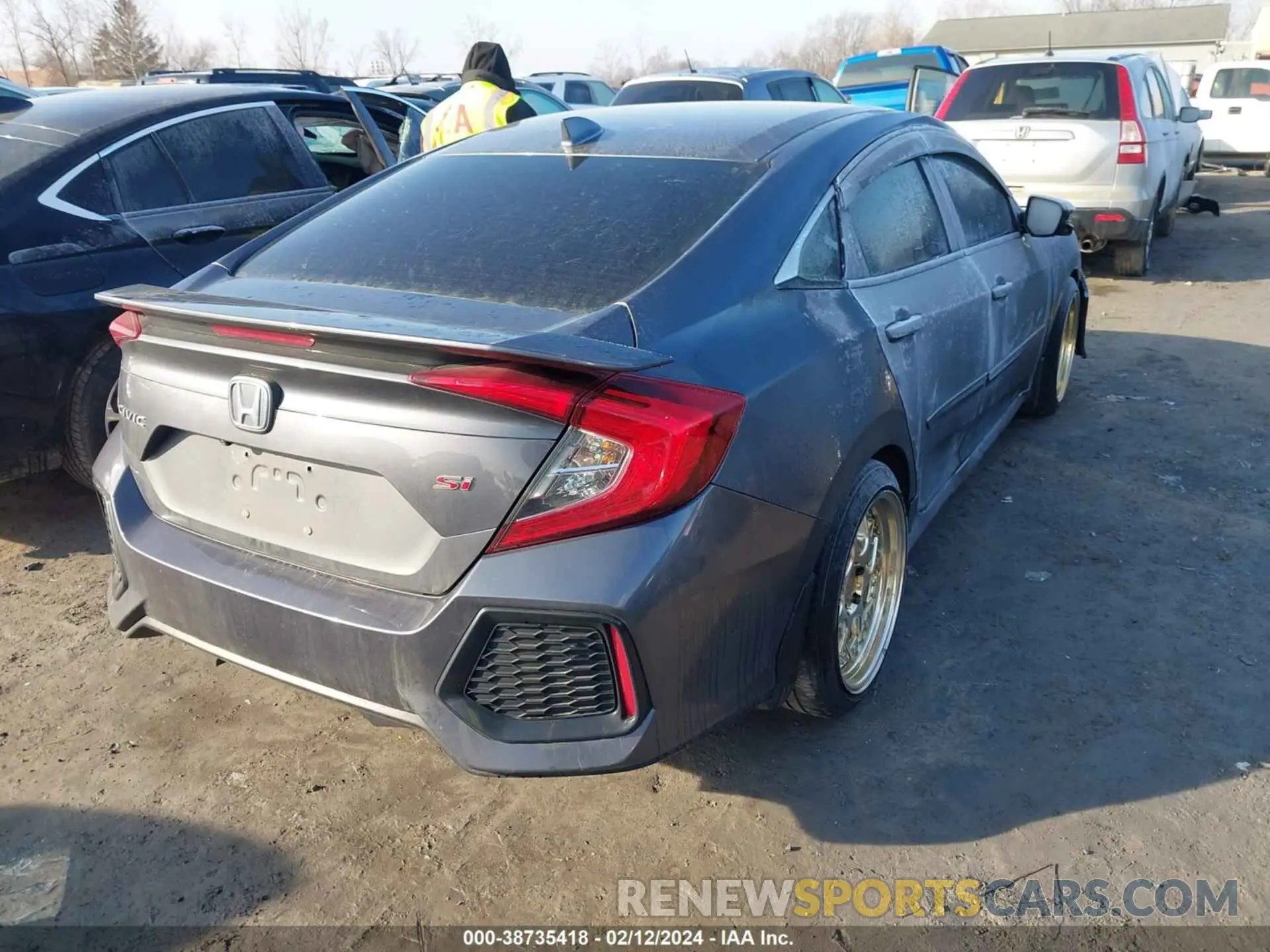 4 Photograph of a damaged car 2HGFC1E59KH703592 HONDA CIVIC SI 2019