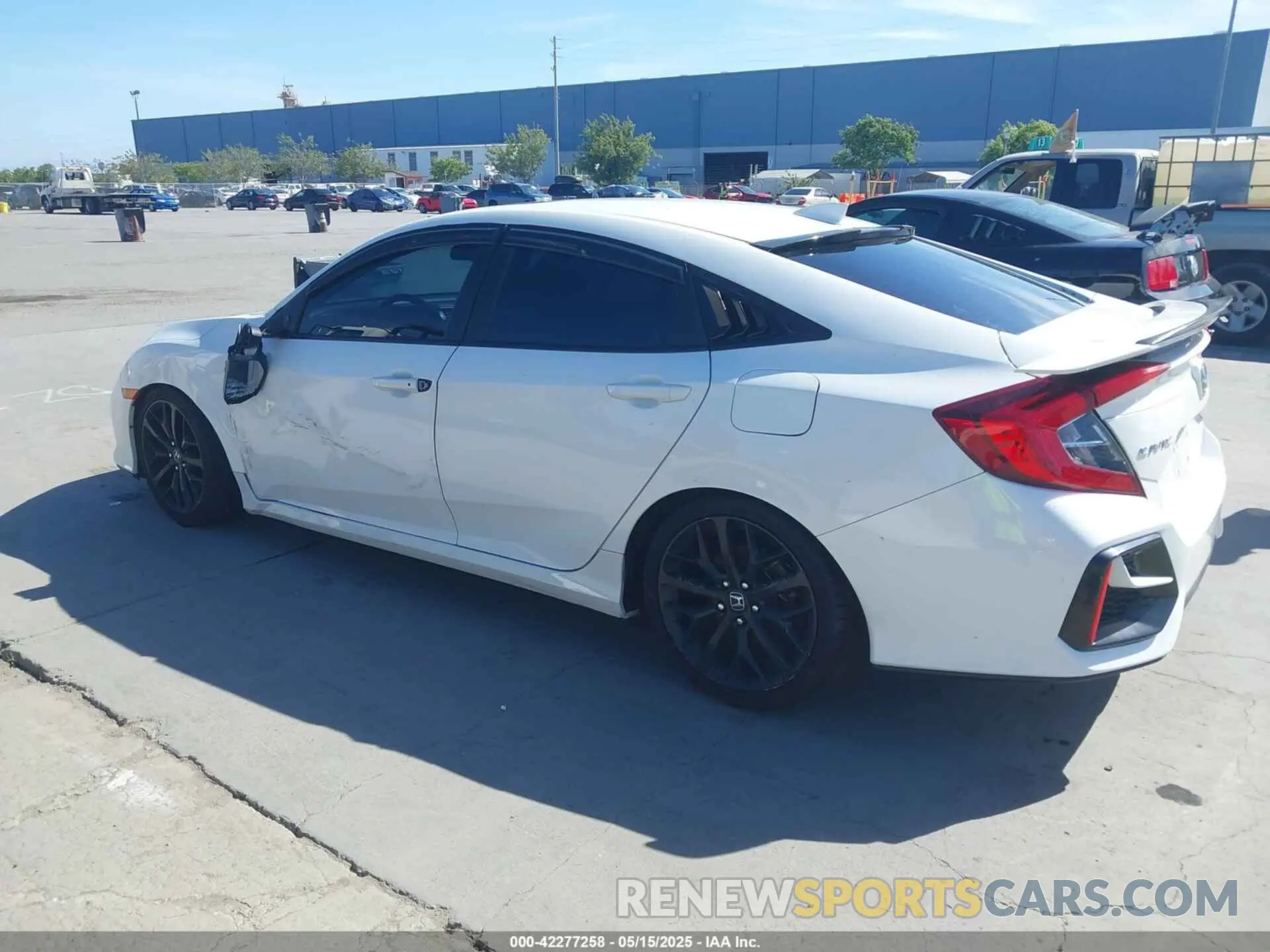 3 Photograph of a damaged car 2HGFC1E51LH700462 HONDA CIVIC SI 2020