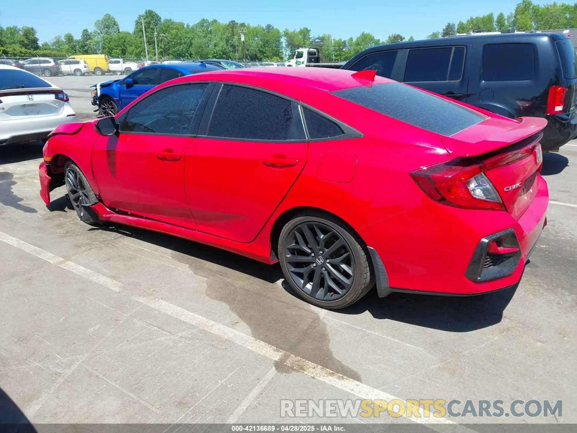 3 Фотография поврежденного автомобиля 2HGFC1E52LH707520 HONDA CIVIC SI 2020