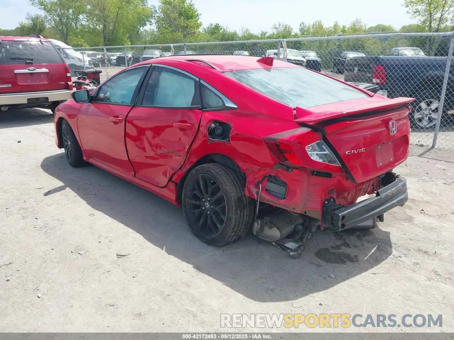 3 Фотография поврежденного автомобиля 2HGFC1E55LH707690 HONDA CIVIC SI 2020