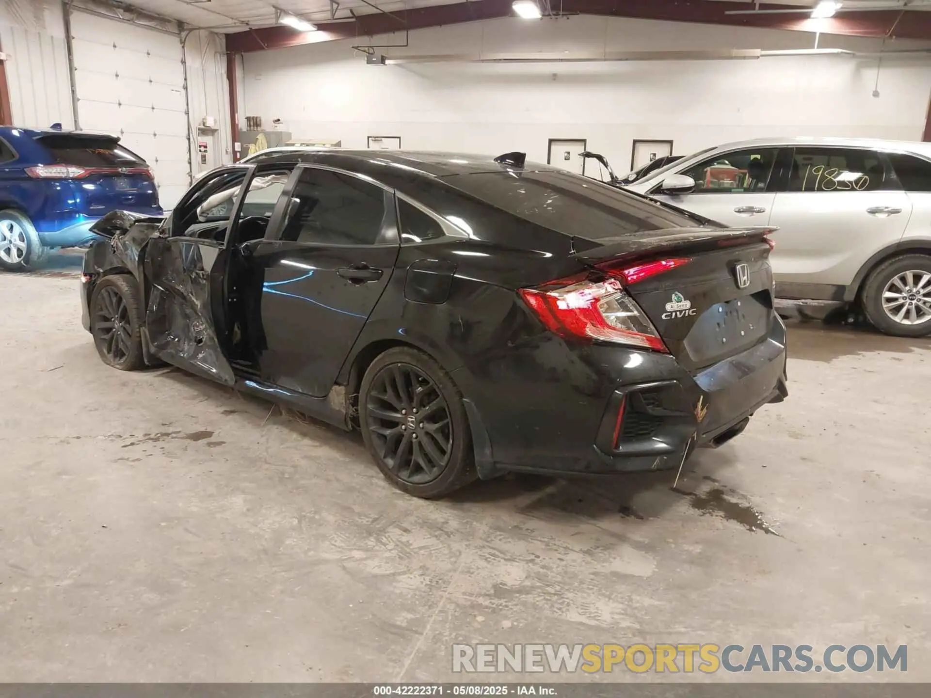 3 Photograph of a damaged car 2HGFC1E58LH704721 HONDA CIVIC SI 2020