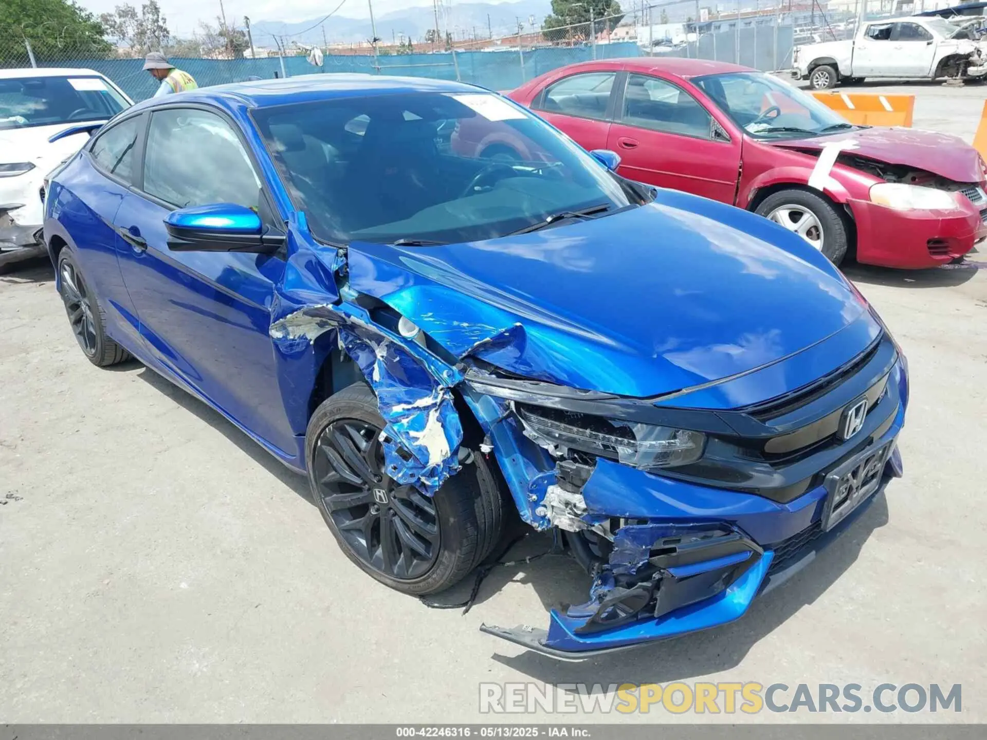 1 Photograph of a damaged car 2HGFC3A54LH752802 HONDA CIVIC SI 2020