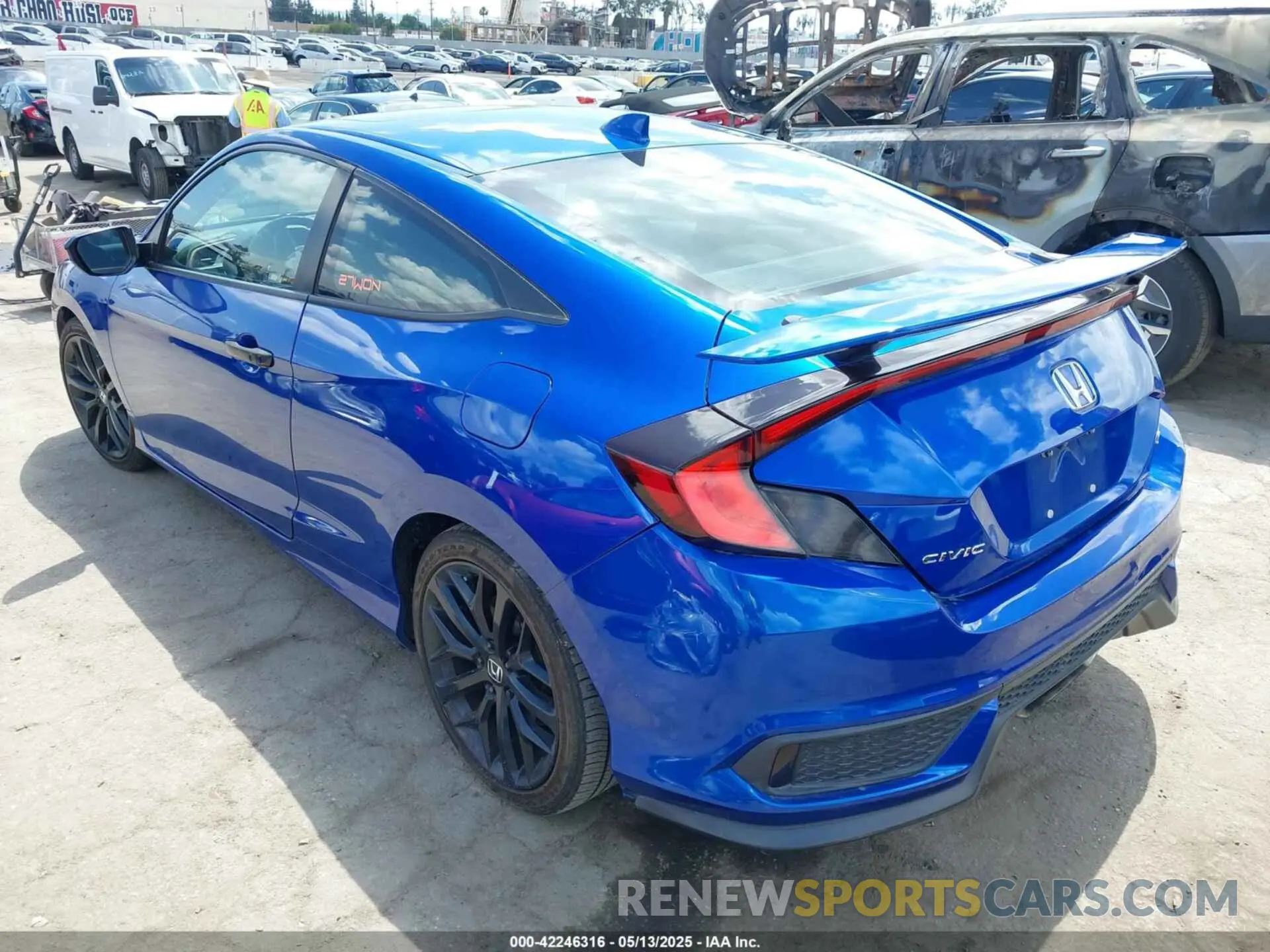 3 Photograph of a damaged car 2HGFC3A54LH752802 HONDA CIVIC SI 2020