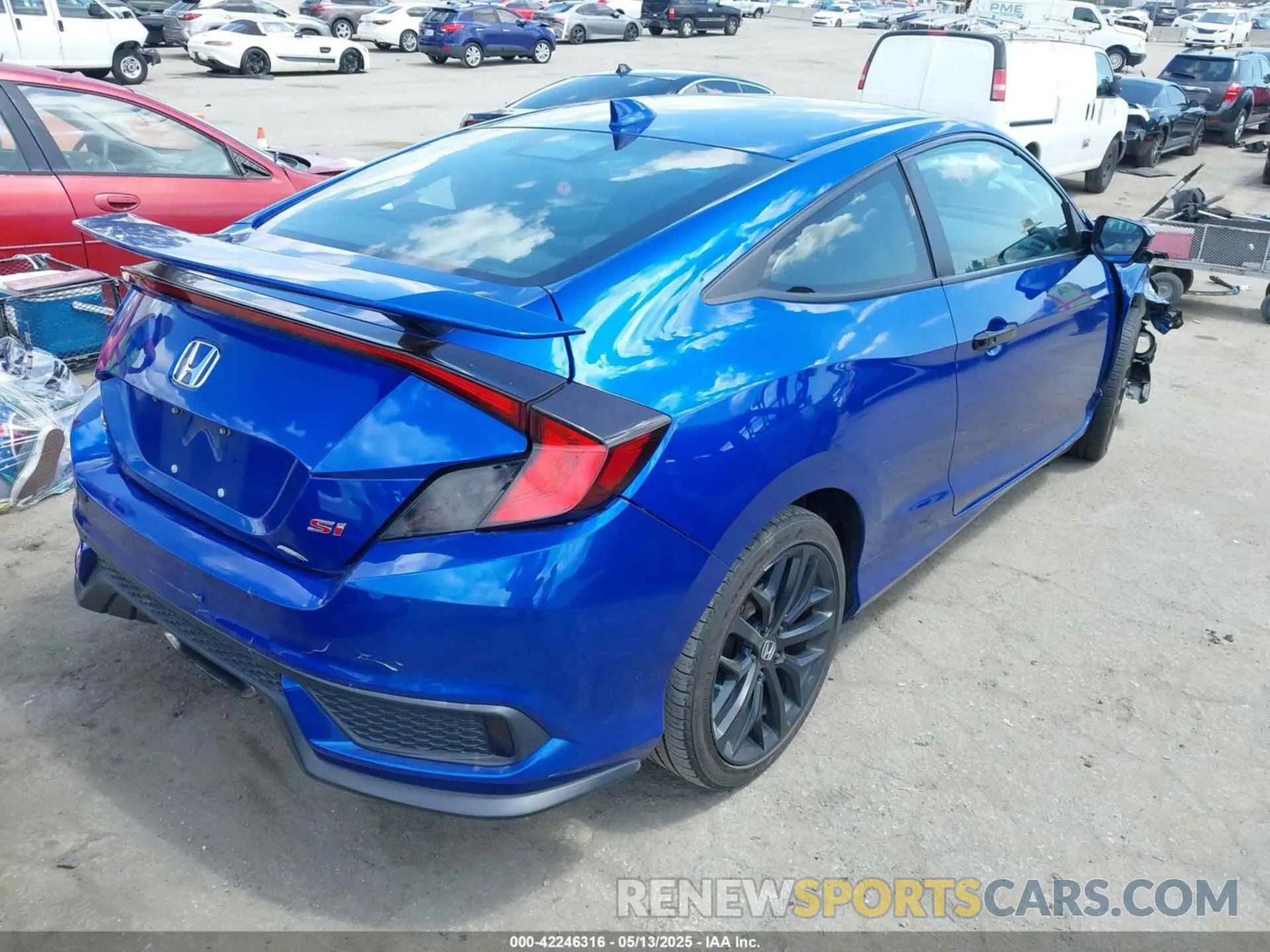 4 Photograph of a damaged car 2HGFC3A54LH752802 HONDA CIVIC SI 2020