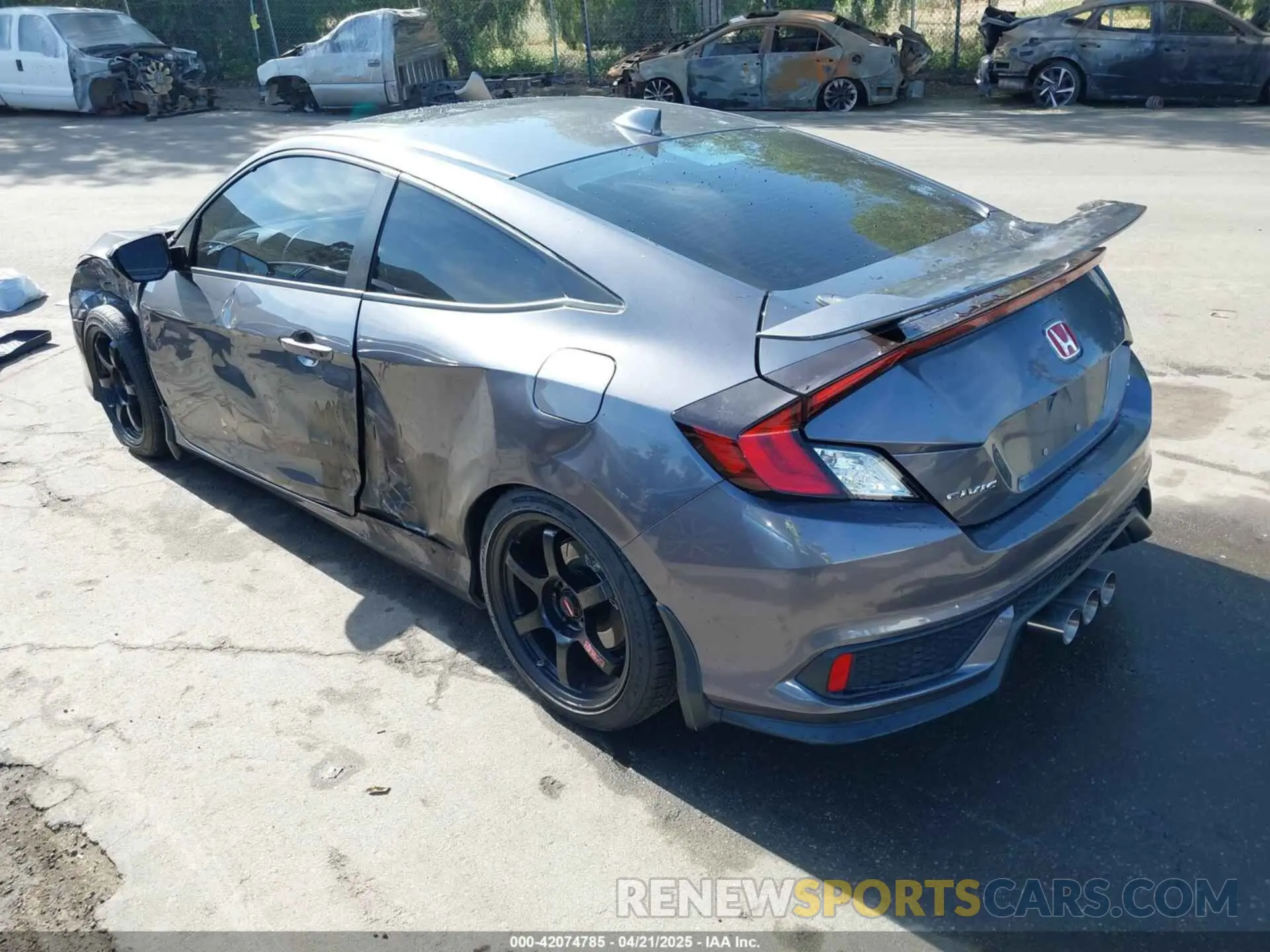 3 Photograph of a damaged car 2HGFC3A57LH753345 HONDA CIVIC SI 2020