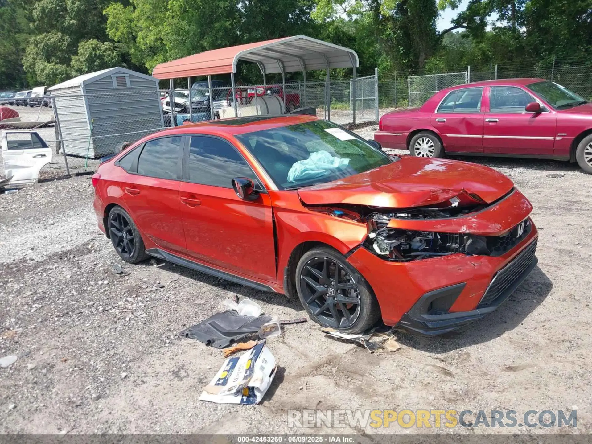 1 Photograph of a damaged car 2HGFE1E5XNH472295 HONDA CIVIC SI 2022