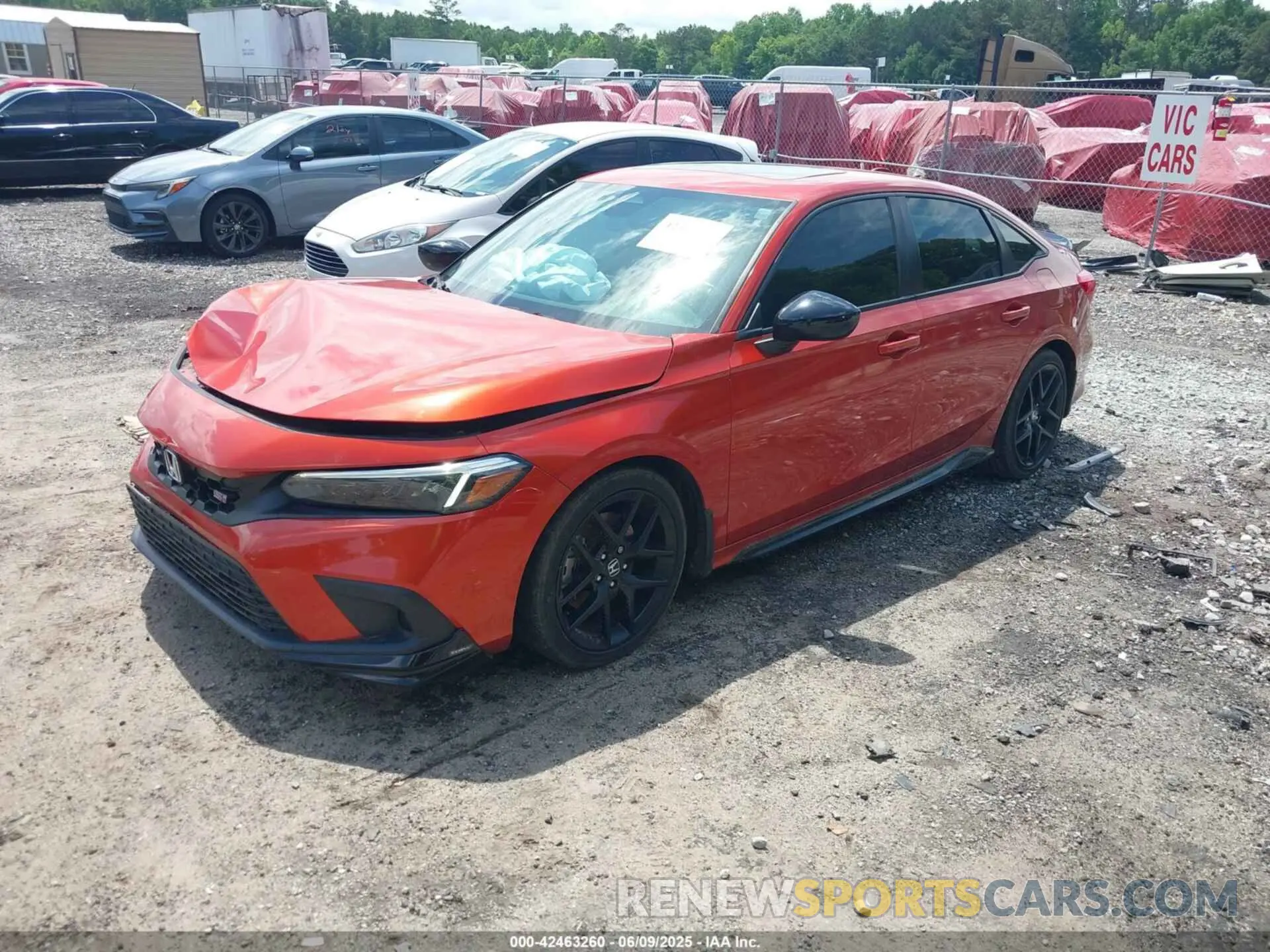 2 Photograph of a damaged car 2HGFE1E5XNH472295 HONDA CIVIC SI 2022