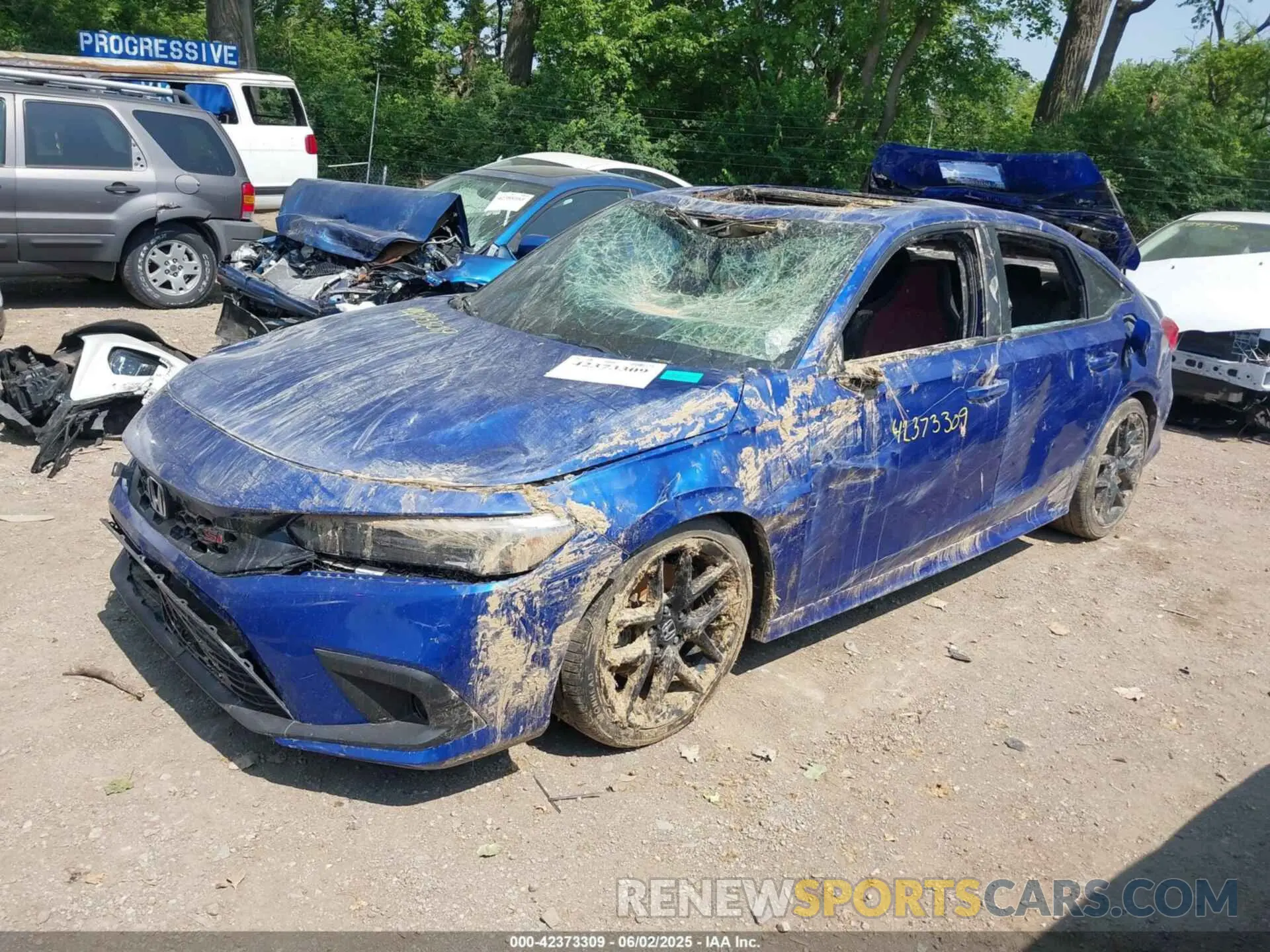 2 Photograph of a damaged car 2HGFE1E5XNH473074 HONDA CIVIC SI 2022