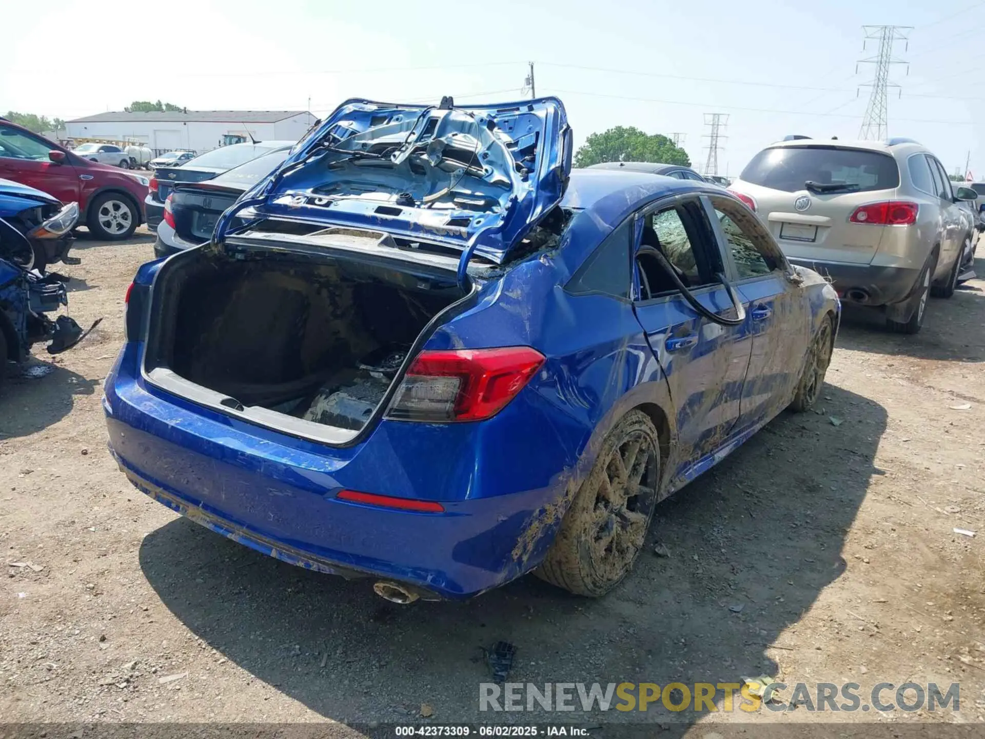 4 Photograph of a damaged car 2HGFE1E5XNH473074 HONDA CIVIC SI 2022