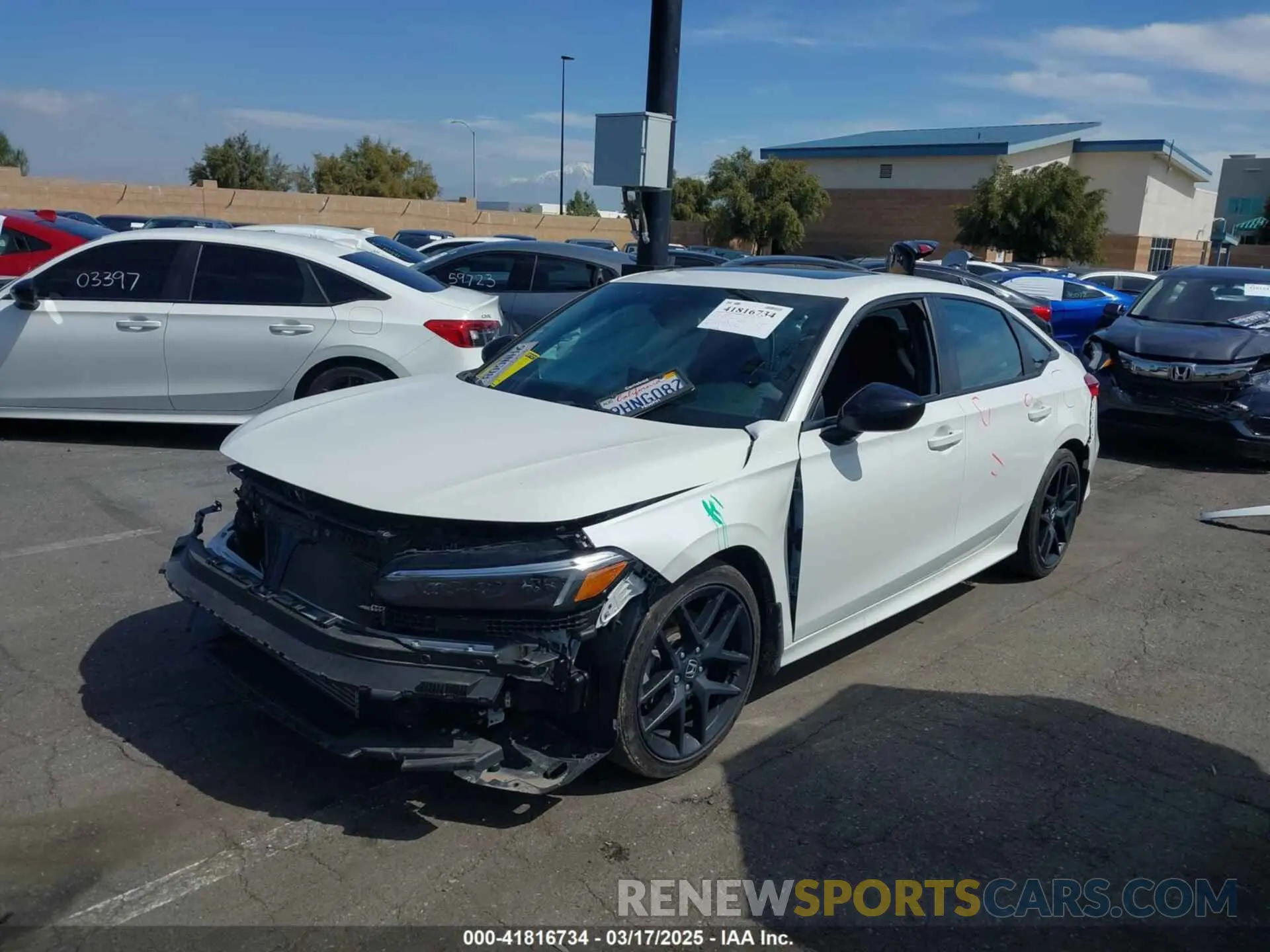 2 Photograph of a damaged car 2HGFE1E51PH475685 HONDA CIVIC SI 2023