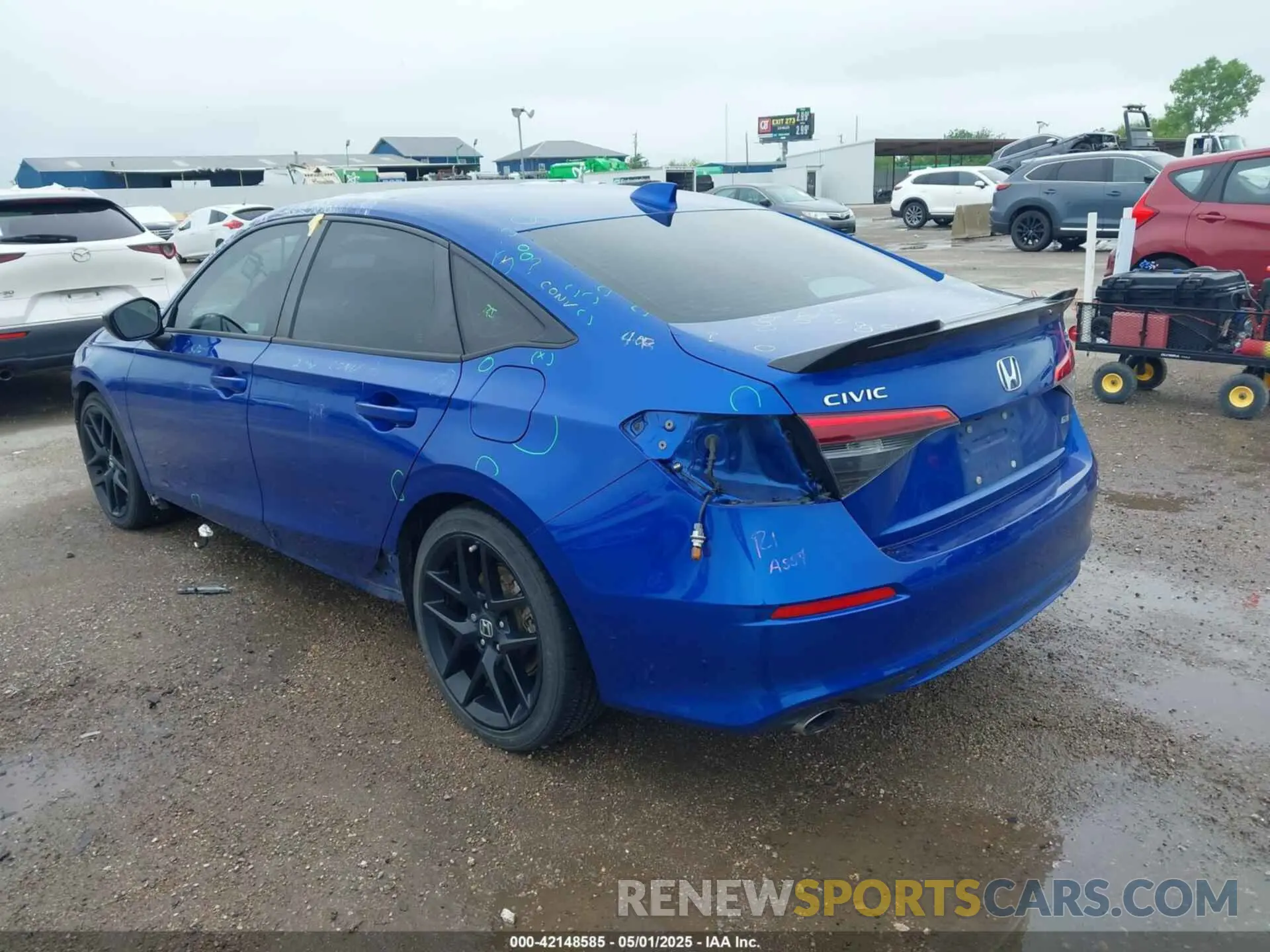 3 Фотография поврежденного автомобиля 2HGFE1E58PH470578 HONDA CIVIC SI 2023