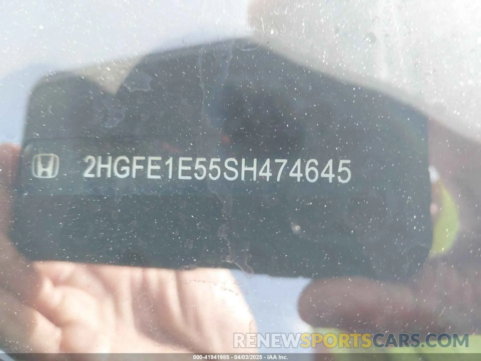 9 Фотография поврежденного автомобиля 2HGFE1E55SH474645 HONDA CIVIC SI 2025
