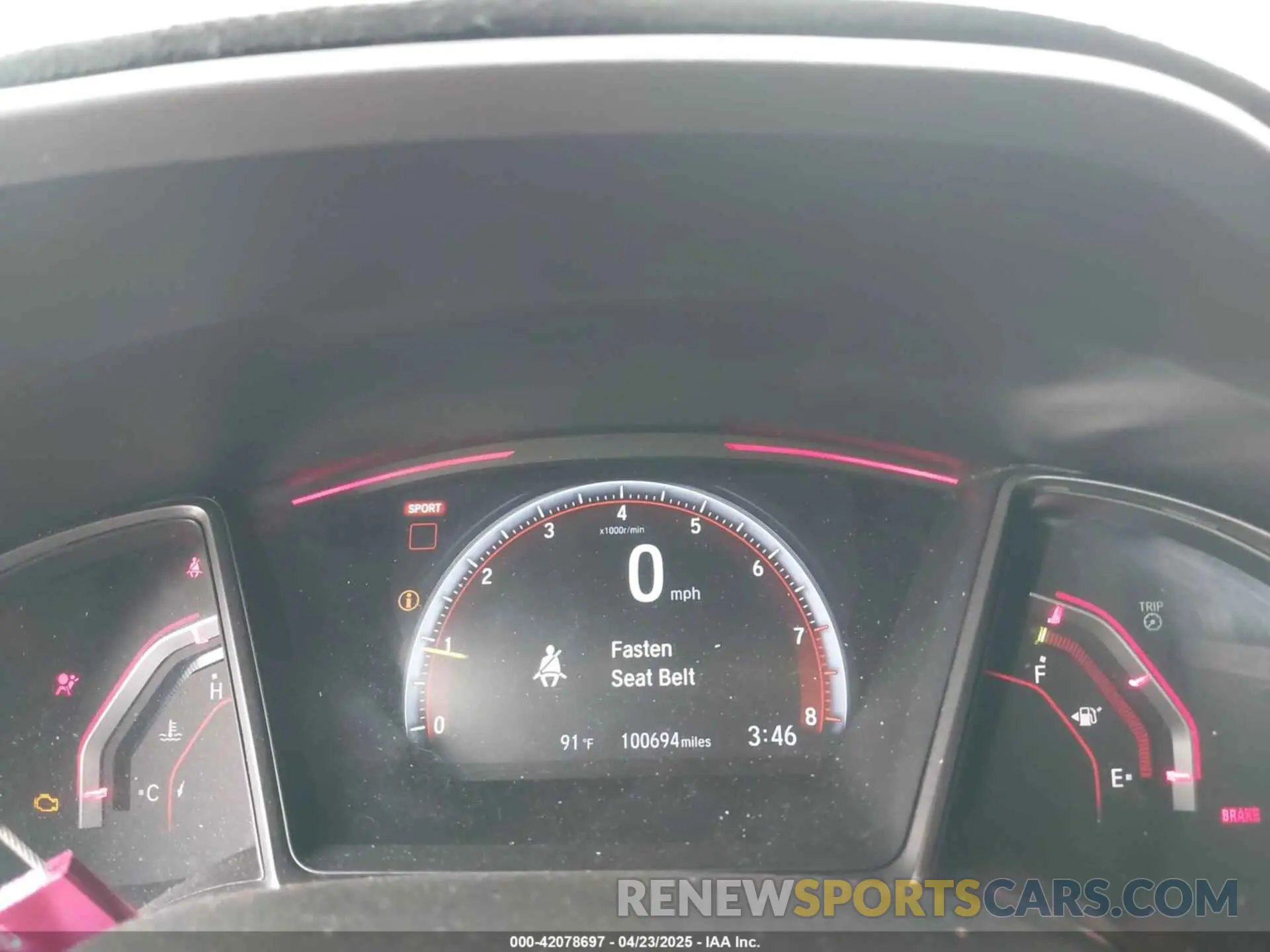 15 Photograph of a damaged car SHHFK8G78KU202190 HONDA CIVIC TYPE R 2019