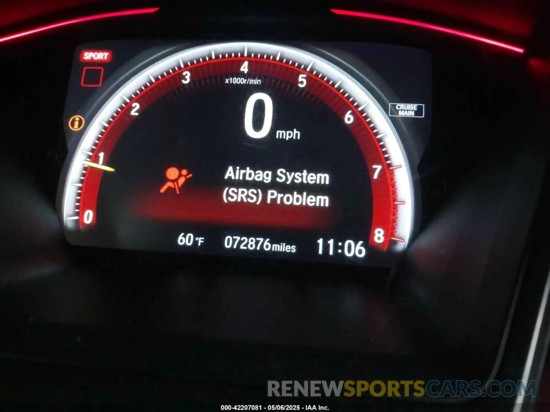 16 Фотография поврежденного автомобиля SHHFK8G7XKU202529 HONDA CIVIC TYPE R 2019