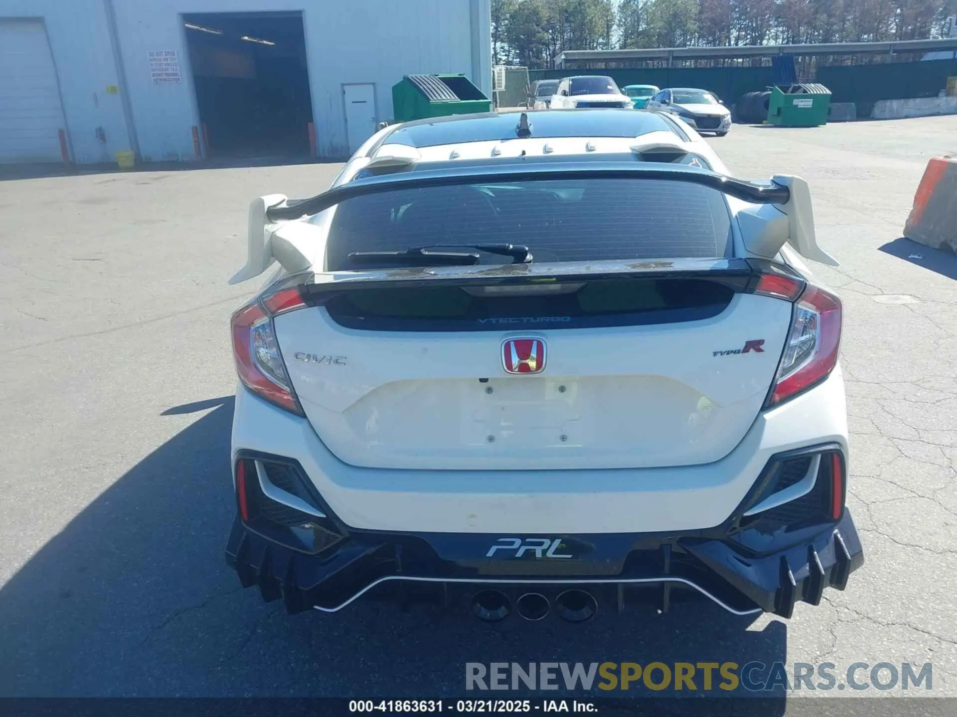 16 Photograph of a damaged car SHHFK8G70L4201682 HONDA CIVIC TYPE R 2020
