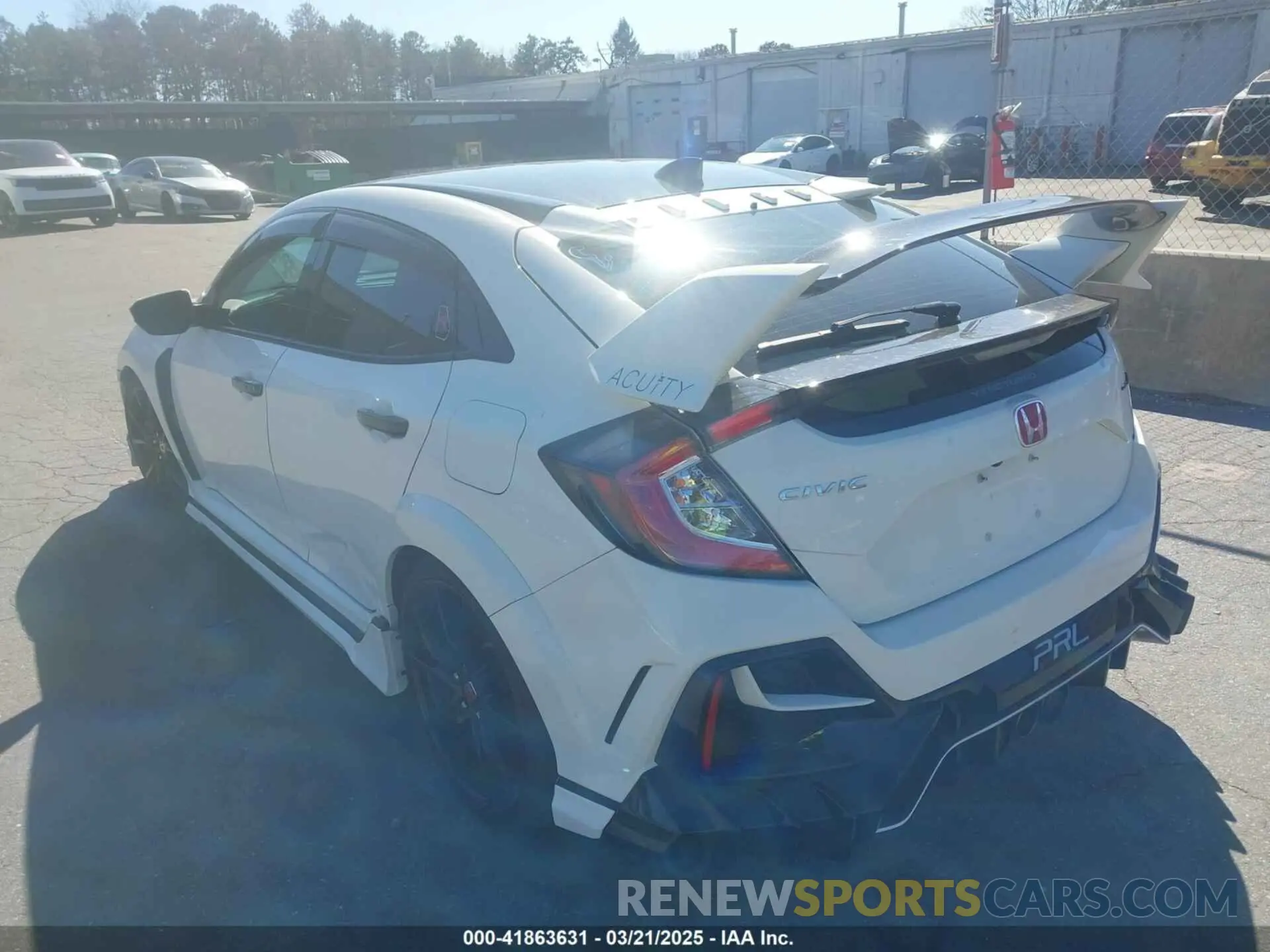3 Photograph of a damaged car SHHFK8G70L4201682 HONDA CIVIC TYPE R 2020