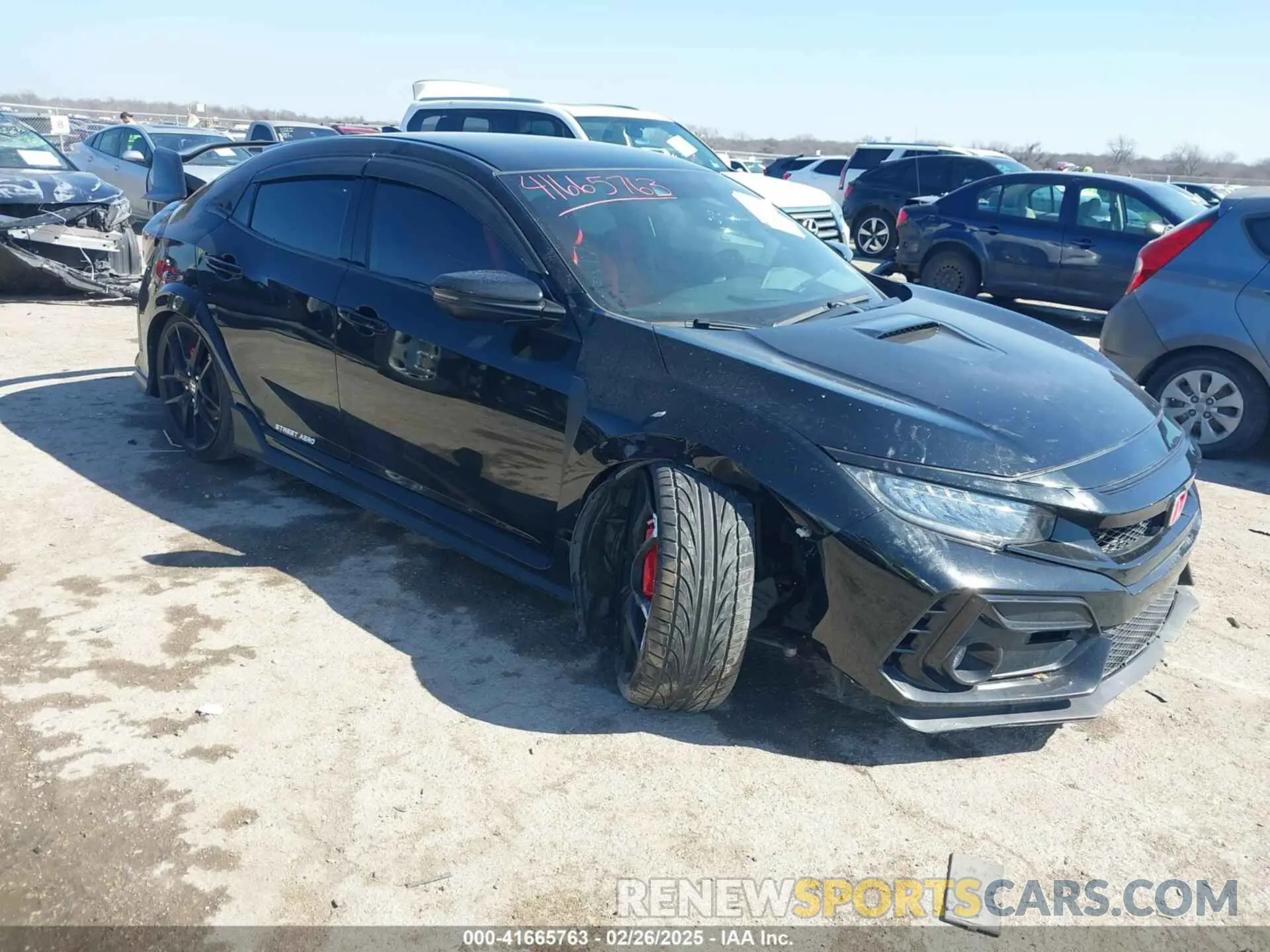 1 Photograph of a damaged car SHHFK8G74MU201847 HONDA CIVIC TYPE R 2021