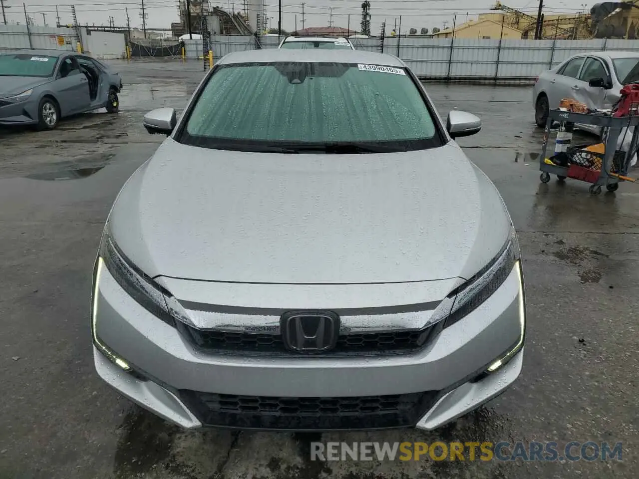 5 Фотография поврежденного автомобиля JHMZC5F14KC001972 HONDA CLARITY 2019